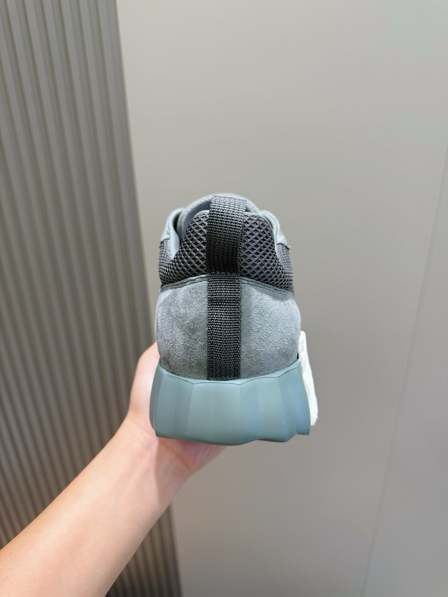 Hermes Bouncing Mesh Sneakers Gray