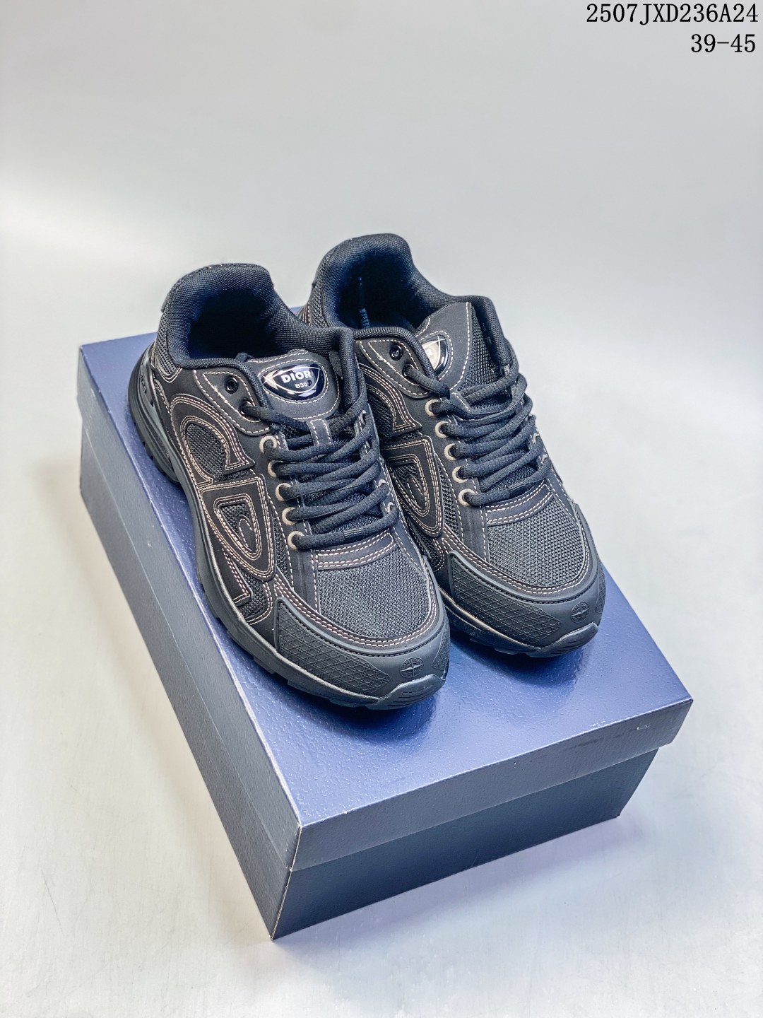 Dior B30 Mesh Platform Sneakers Black