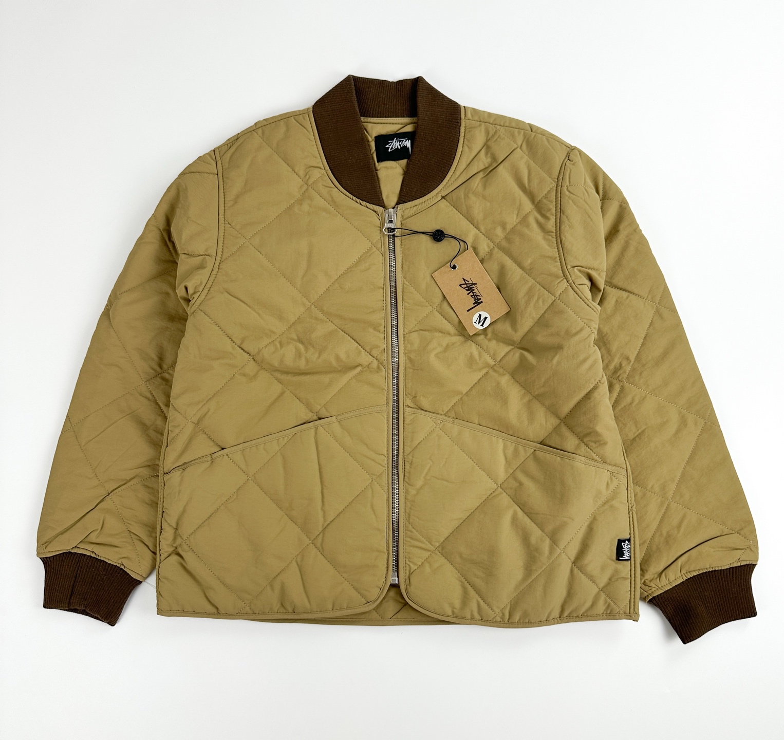 Stussy 8 Ball Quilted Liner Jacket Multi-color