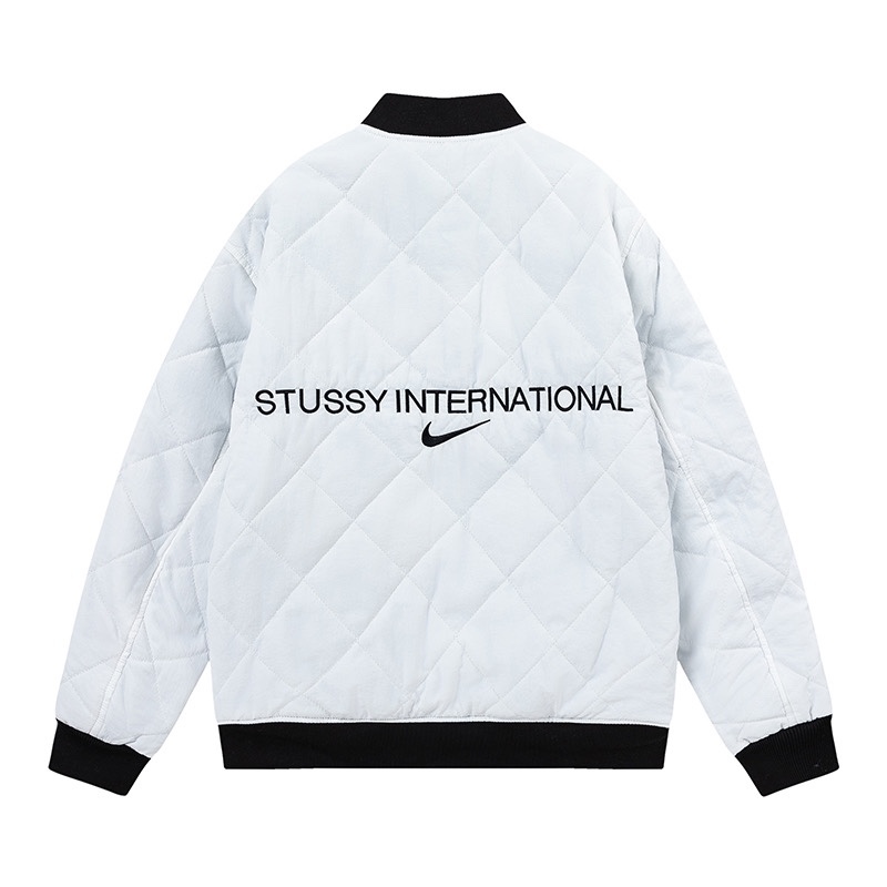 Nike x Stussy Reversible Logo Bomber Jacket Multicolor