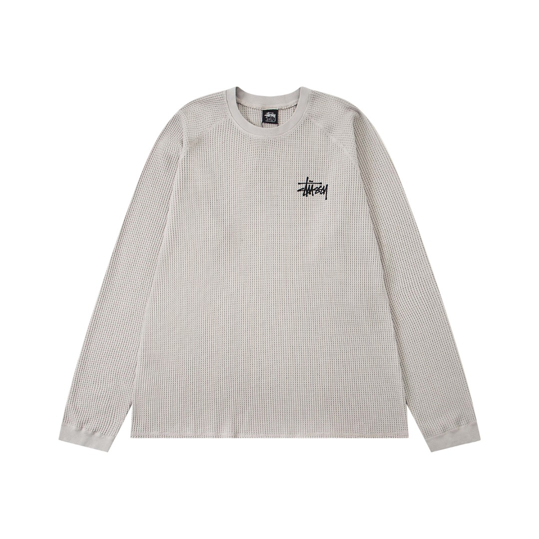 Stussy Waffle Logo Long Sleeve Tee Multicolor