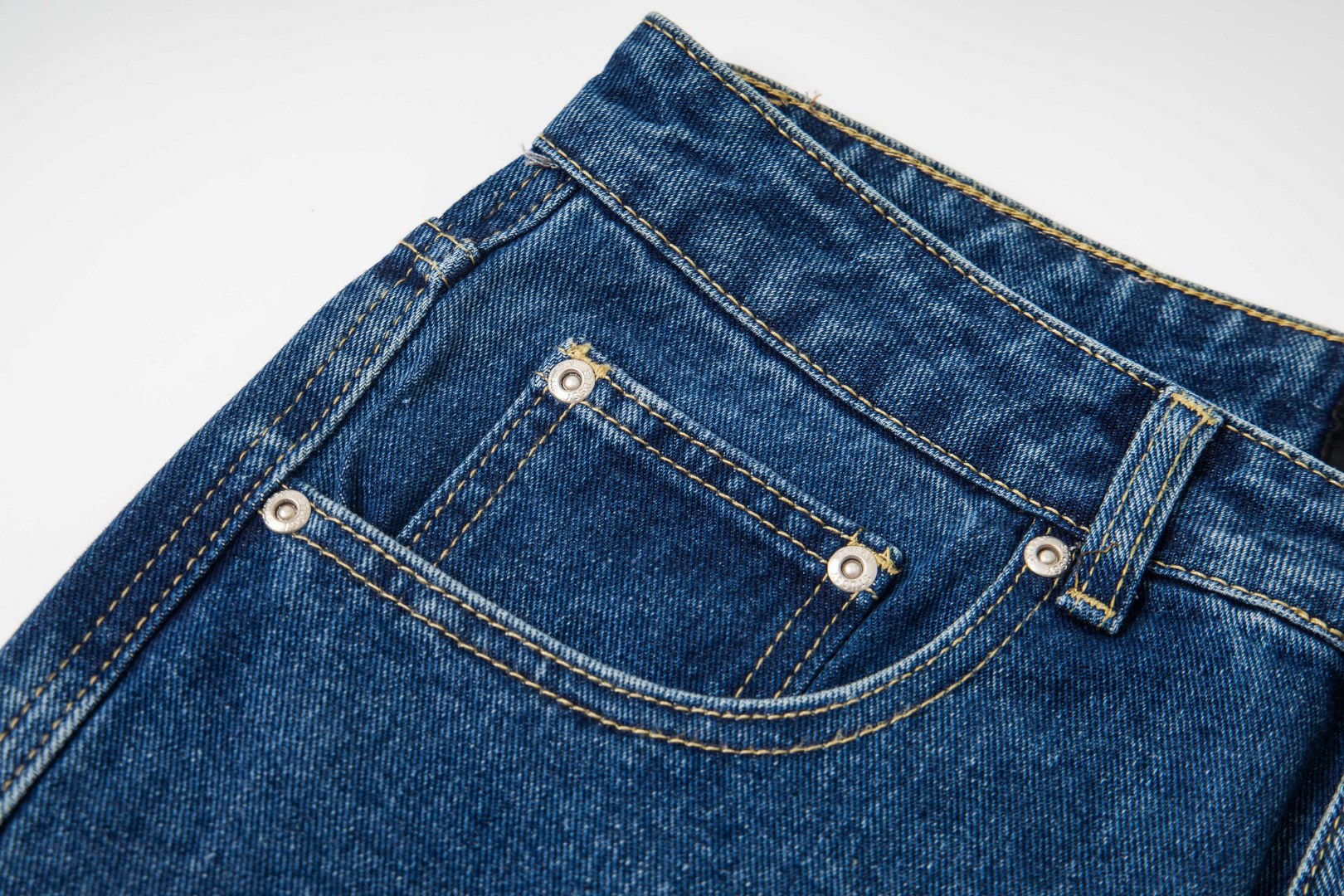 Stussy SS25 Logo Print Jeans Blue