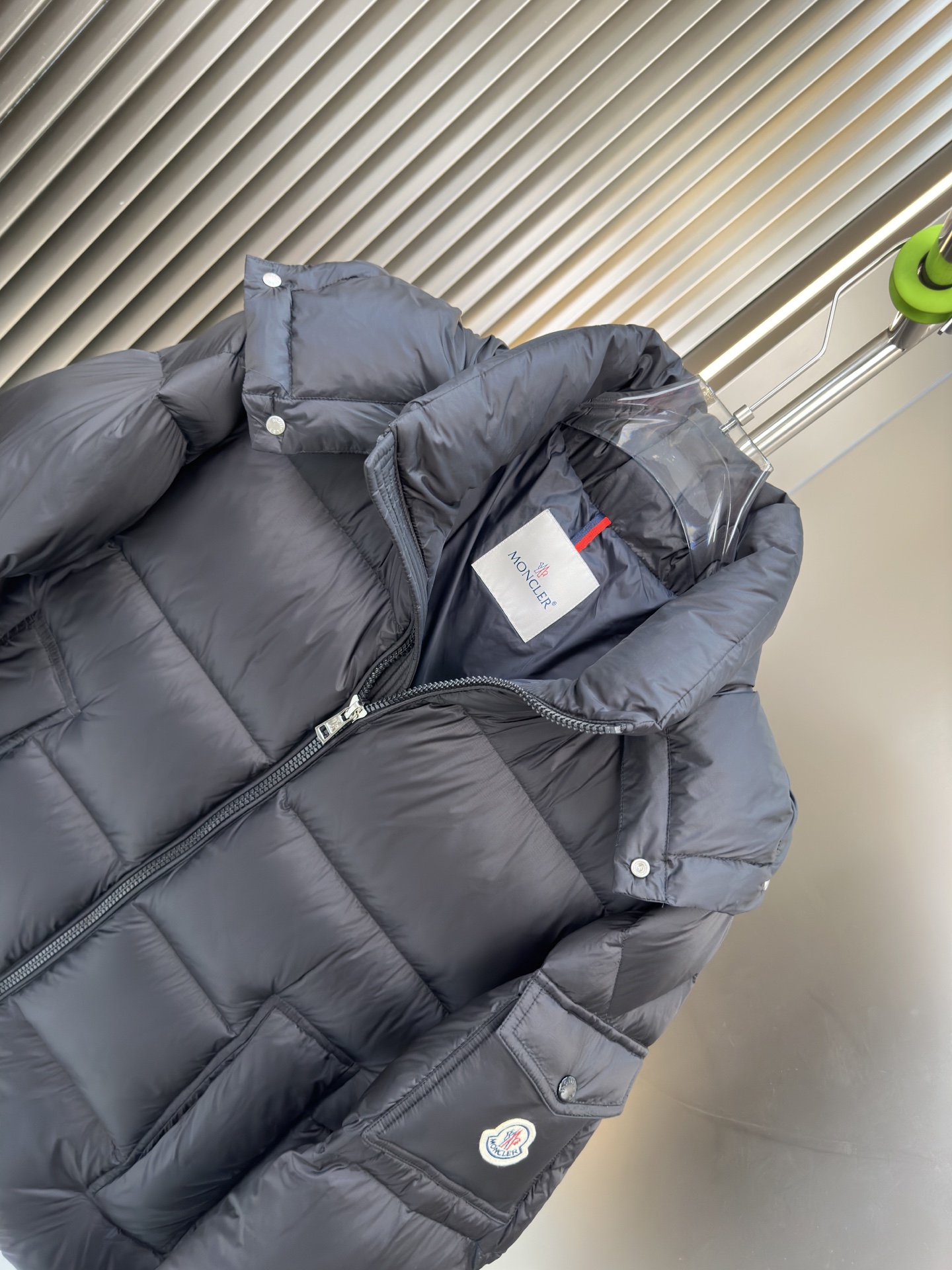 Moncler Hooded Down Puffer Jacket Multicolor