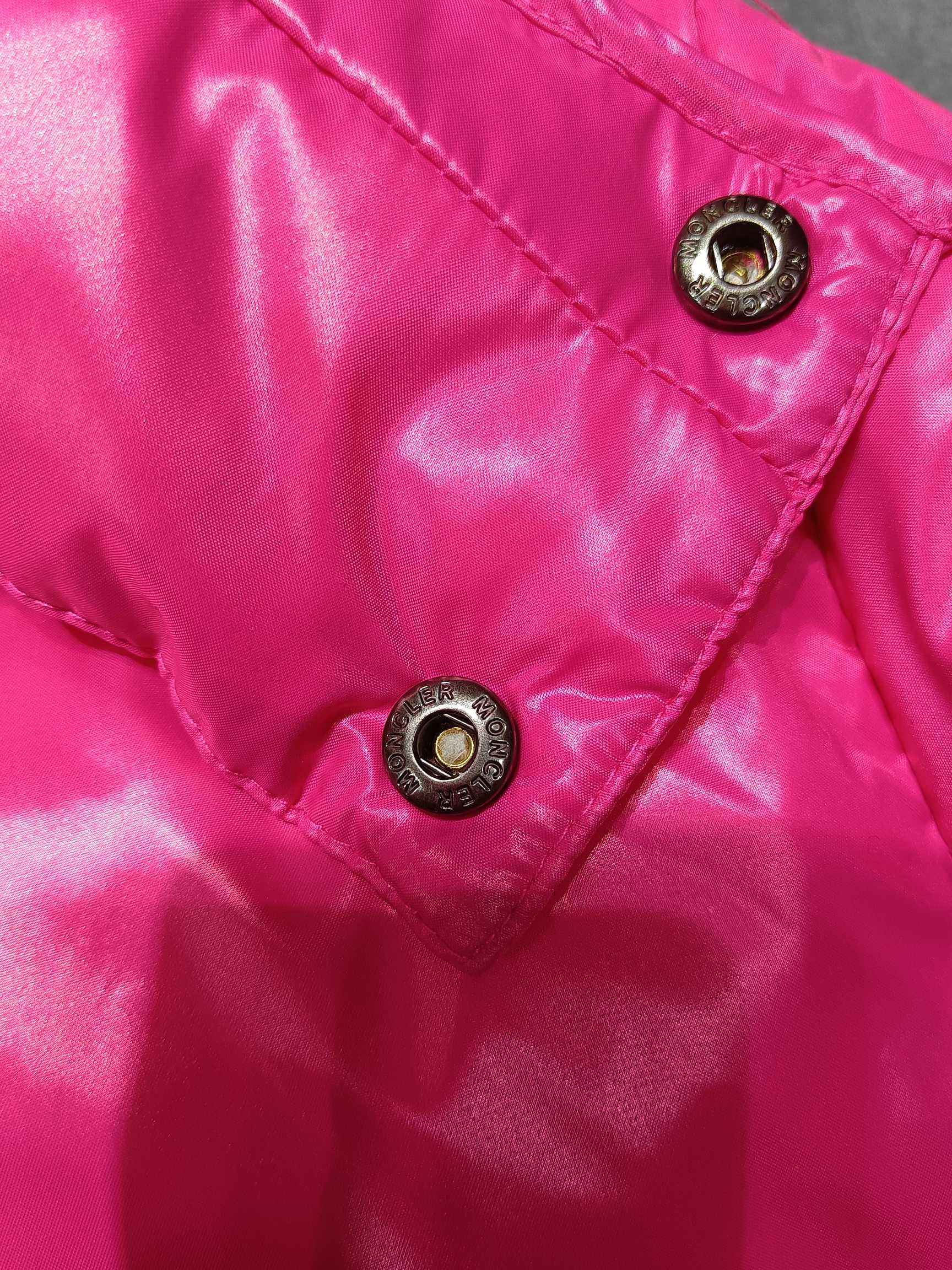 Moncler Maya Short Down Jacket Hot Pink