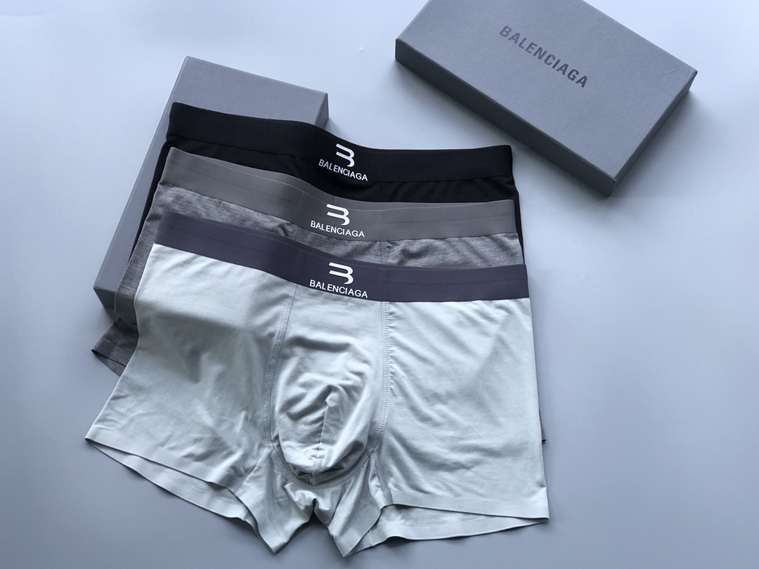 Balenciaga Modal Boxer Briefs 3-Pack Multicolor
