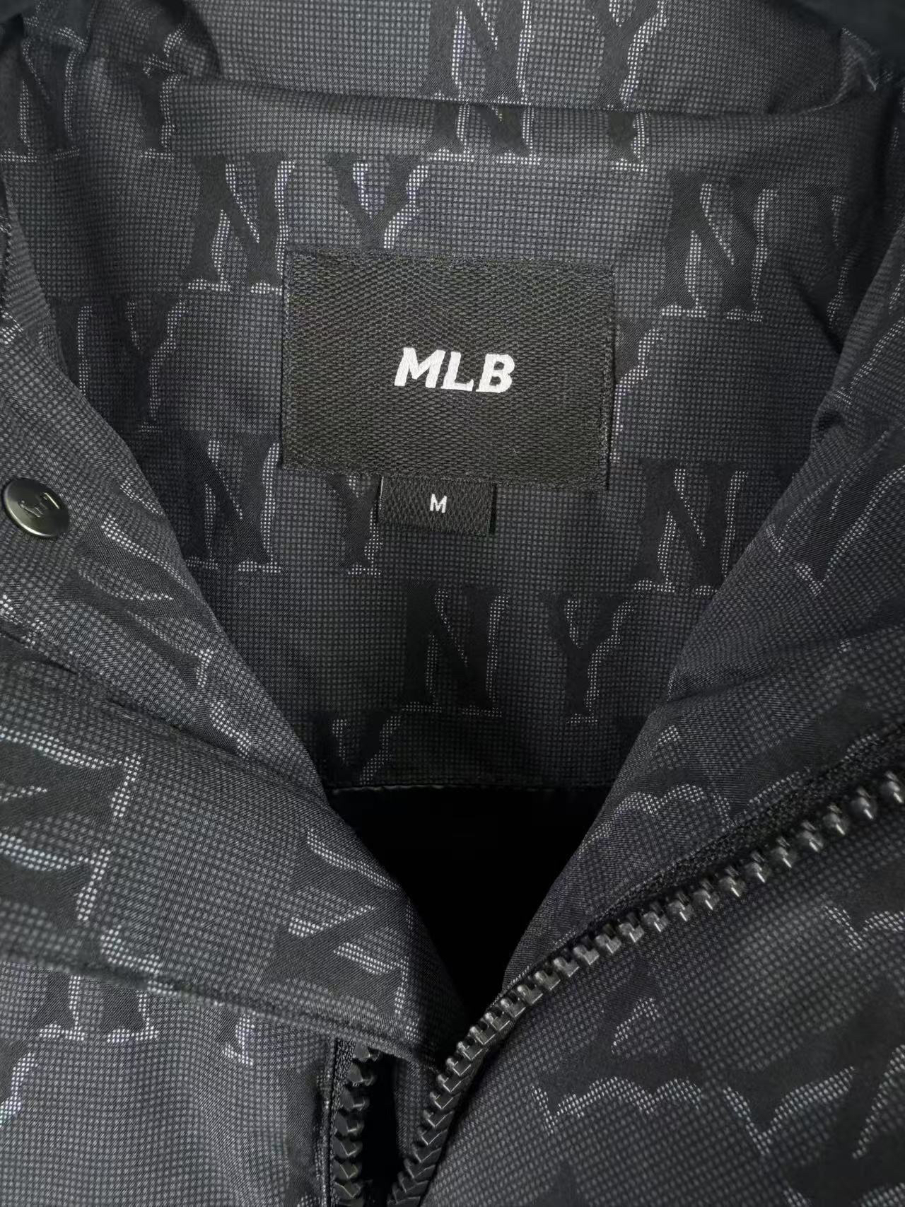 MLB NY Monogram Down Jacket Black