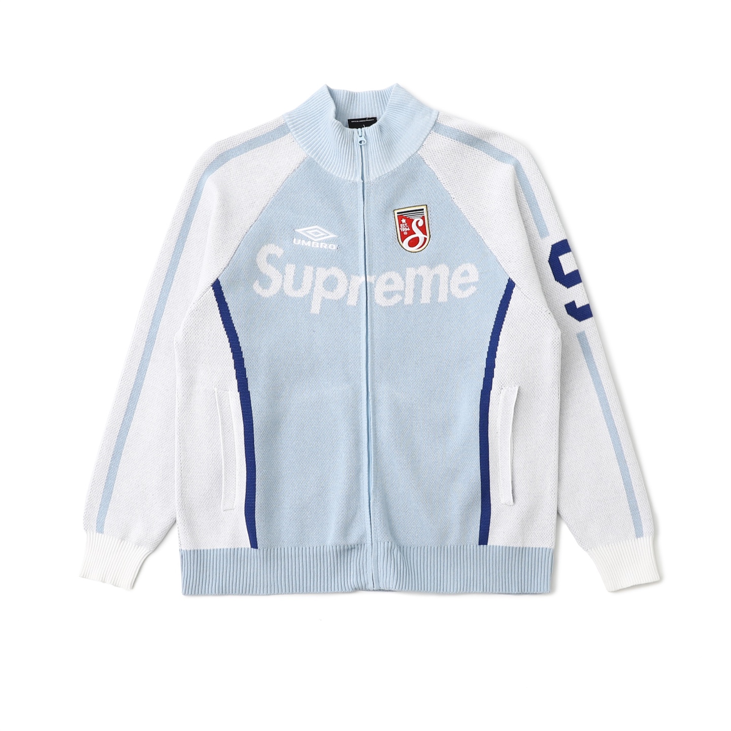 Supreme x Umbro Zip-Up Knit Jacket Multicolor