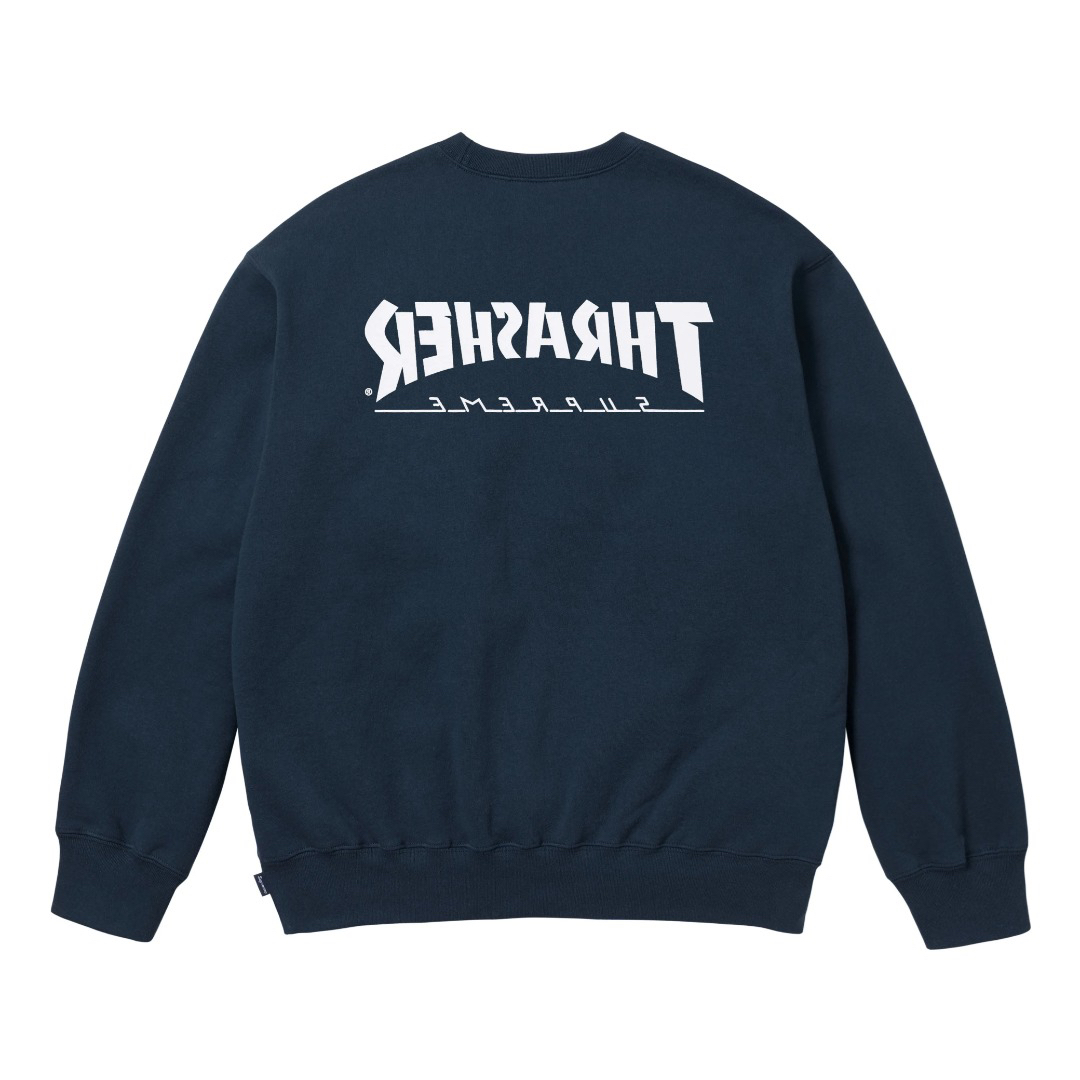 Supreme x Thrasher Crewneck Fleece Multi-Color