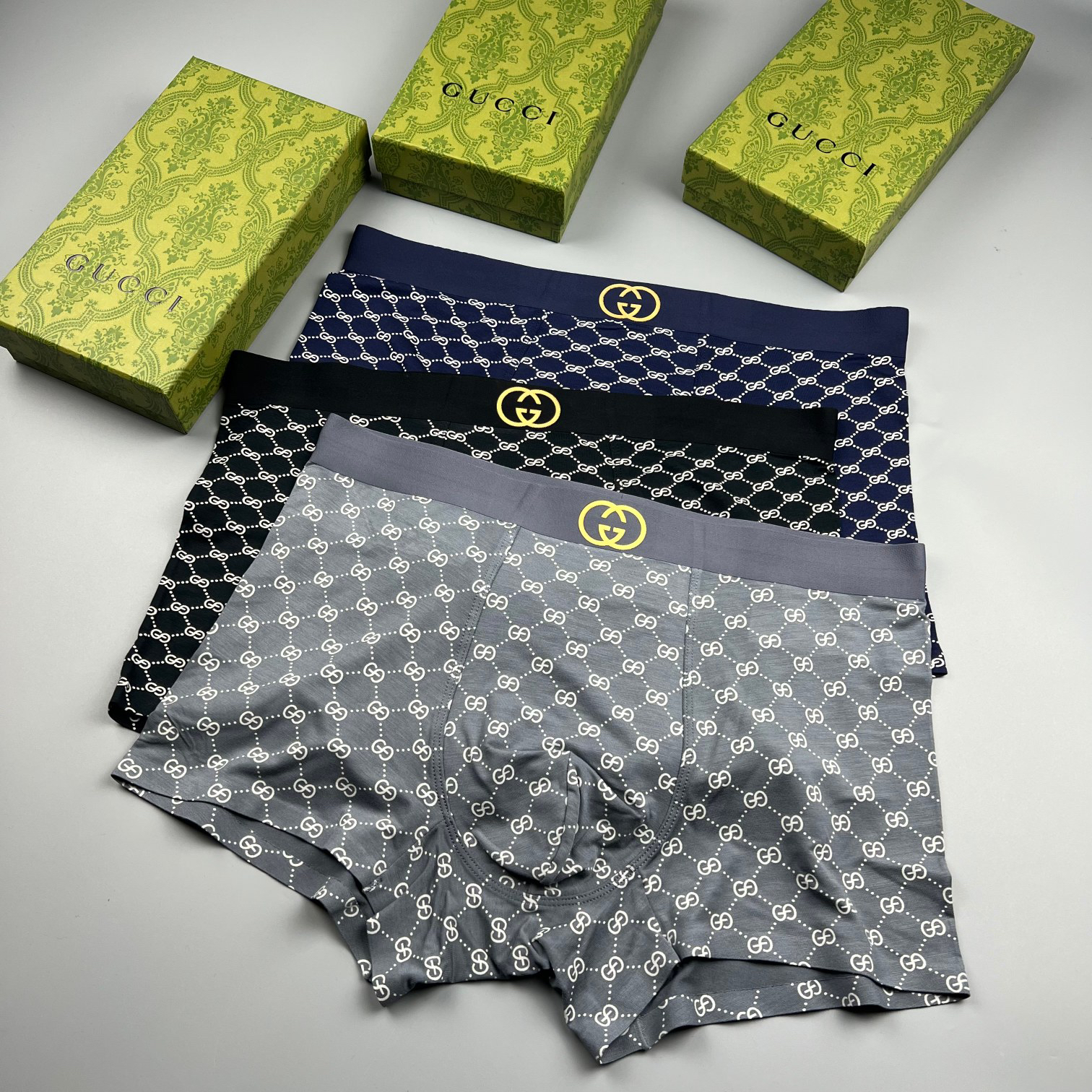 Gucci Modal Seamless Boxers Multicolor