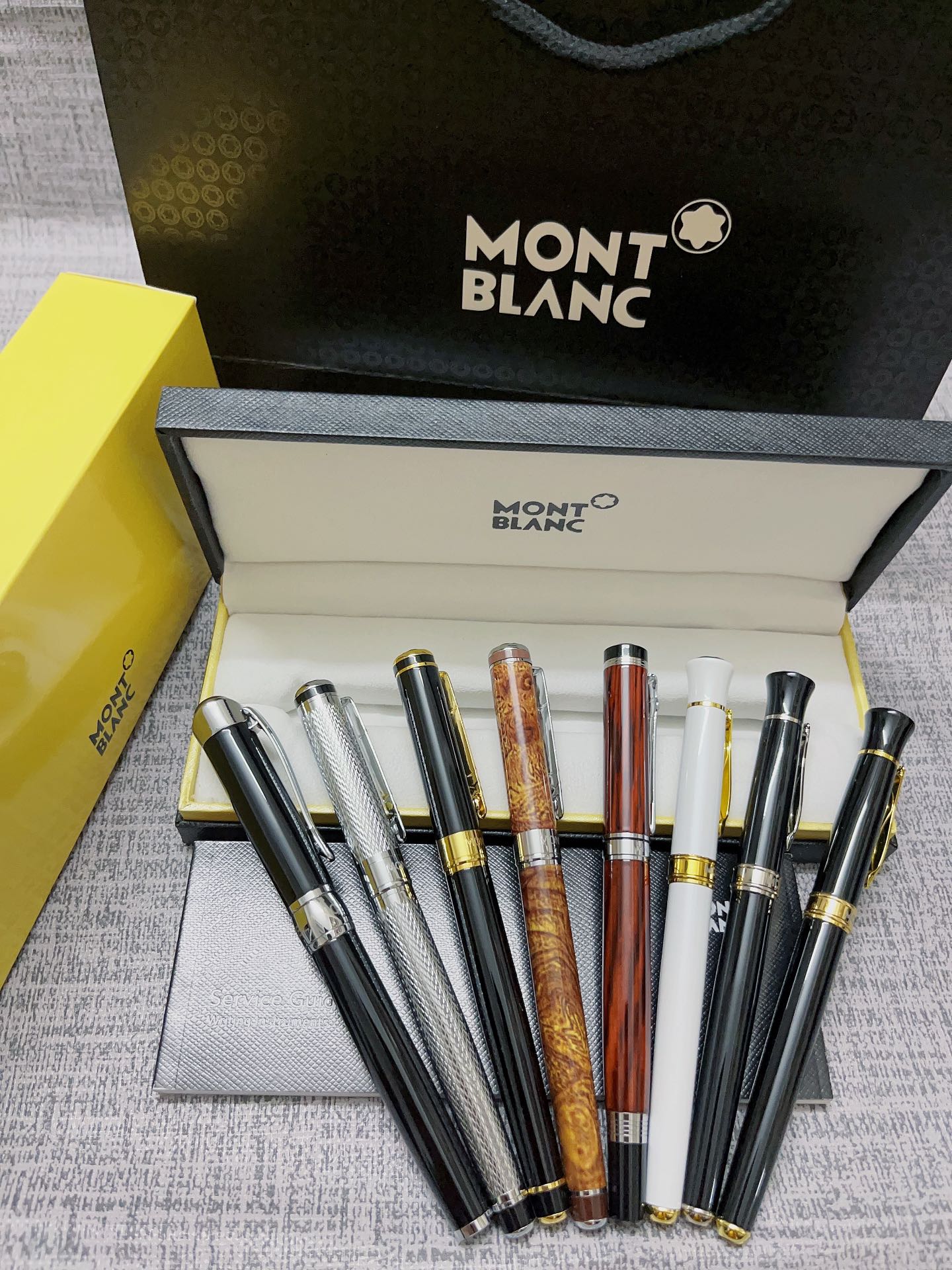 Montblanc Luxury Rollerball Pen Set Multicolor