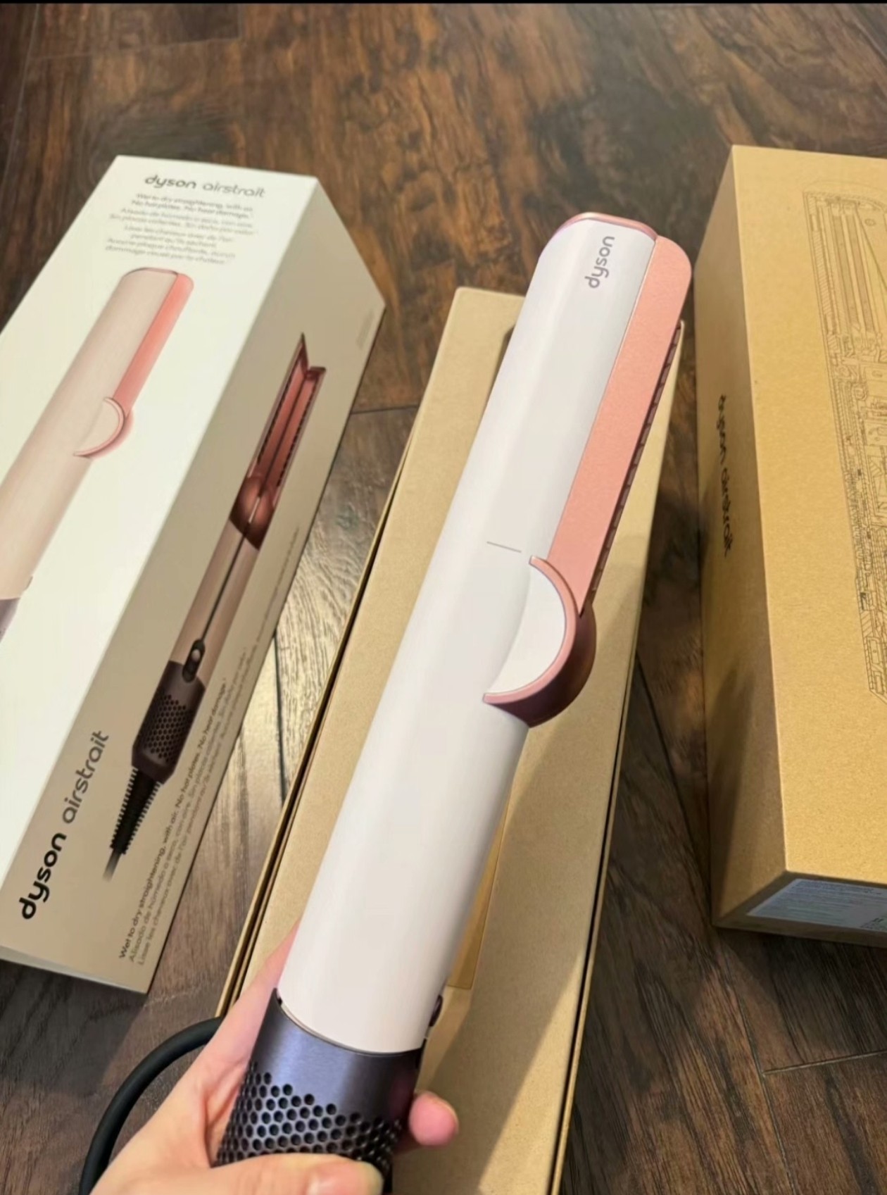 Dyson Airstrait HT01 Wet-to-Dry Hair Straightener Sunset Rose