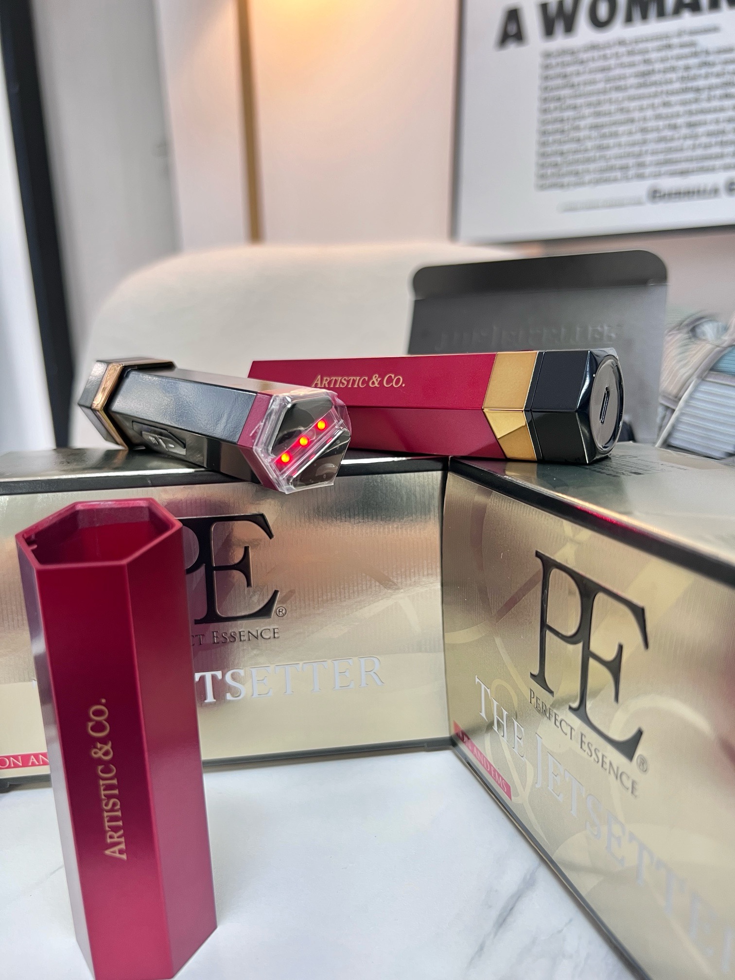 Artistic&Co Jetsetter Red