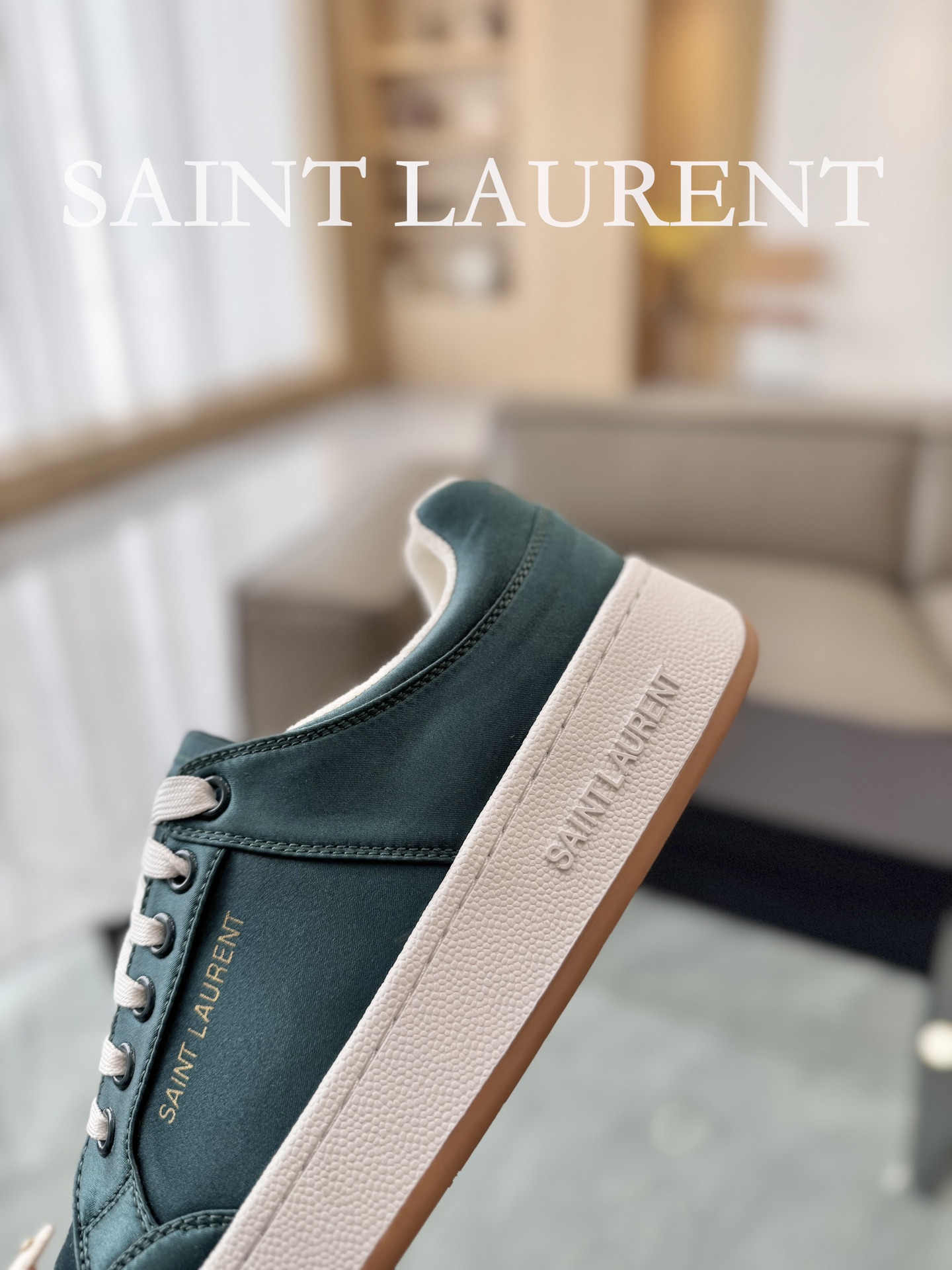 YSL SL61 Casual Sneakers Green
