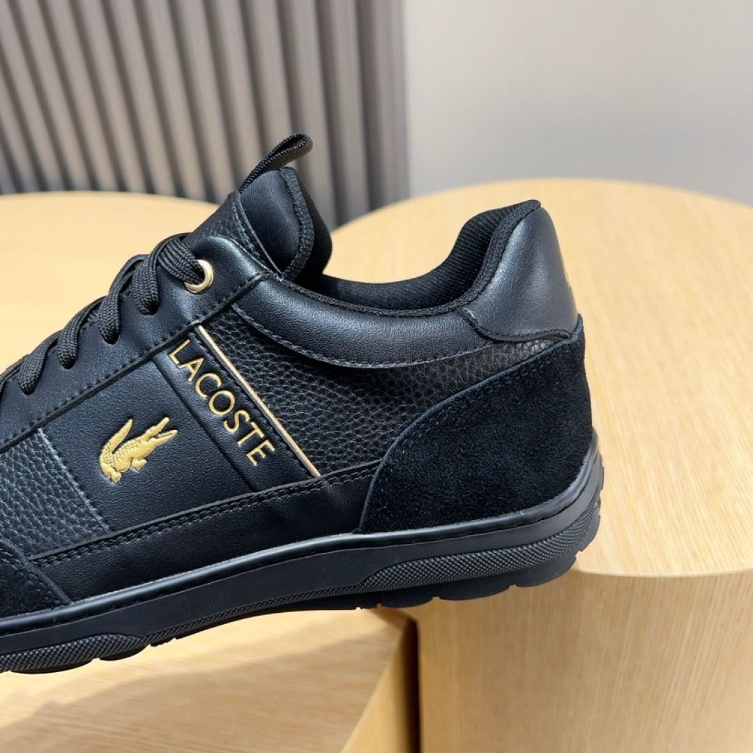 Lacoste Classic Leather Casual Sneakers Black