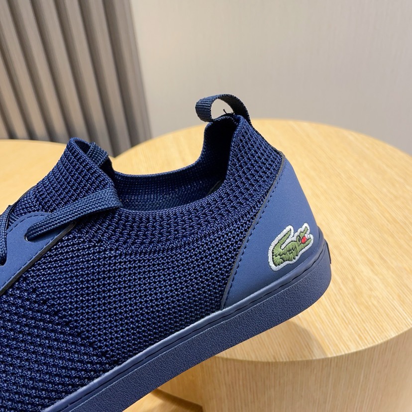 Lacoste Knit Casual Sneakers Navy