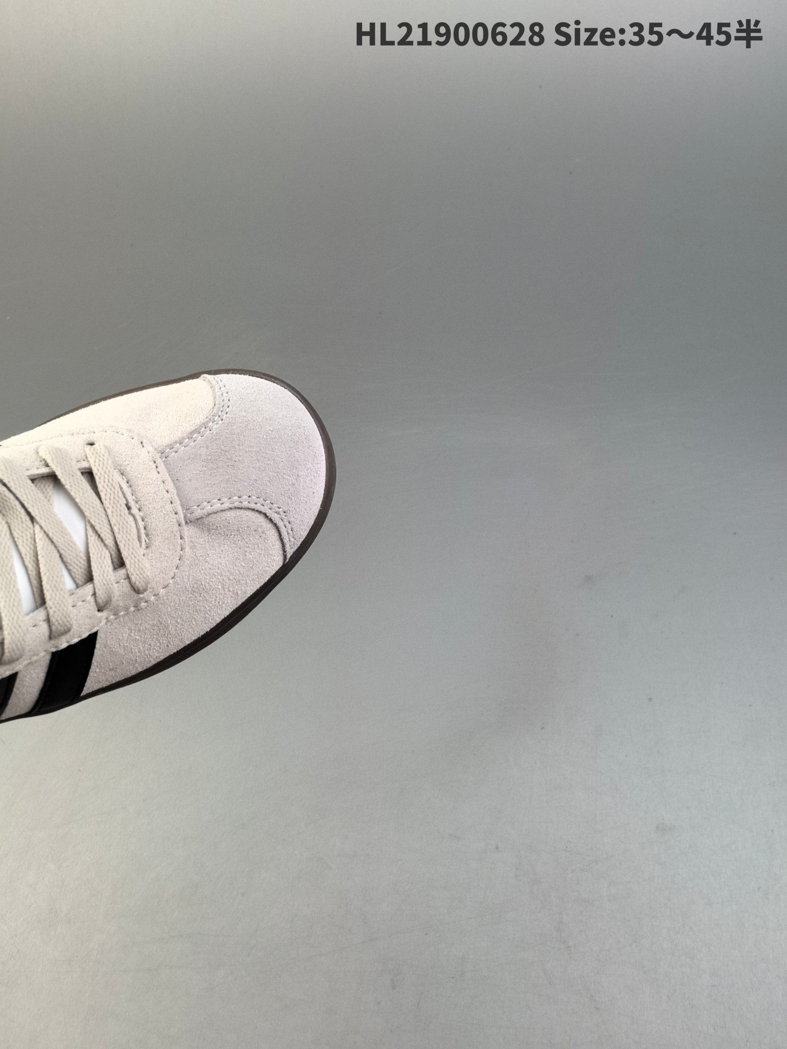 Adidas VL Court Suede T Toe White