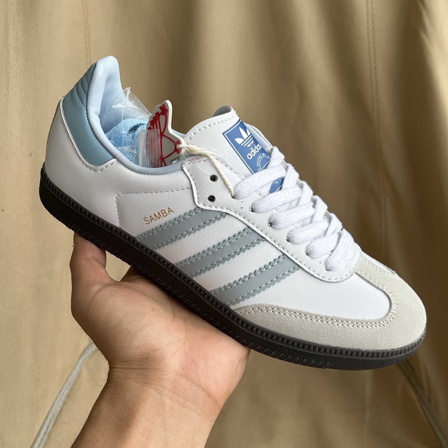 Adidas Samba ID2055 White Blue Sneakers