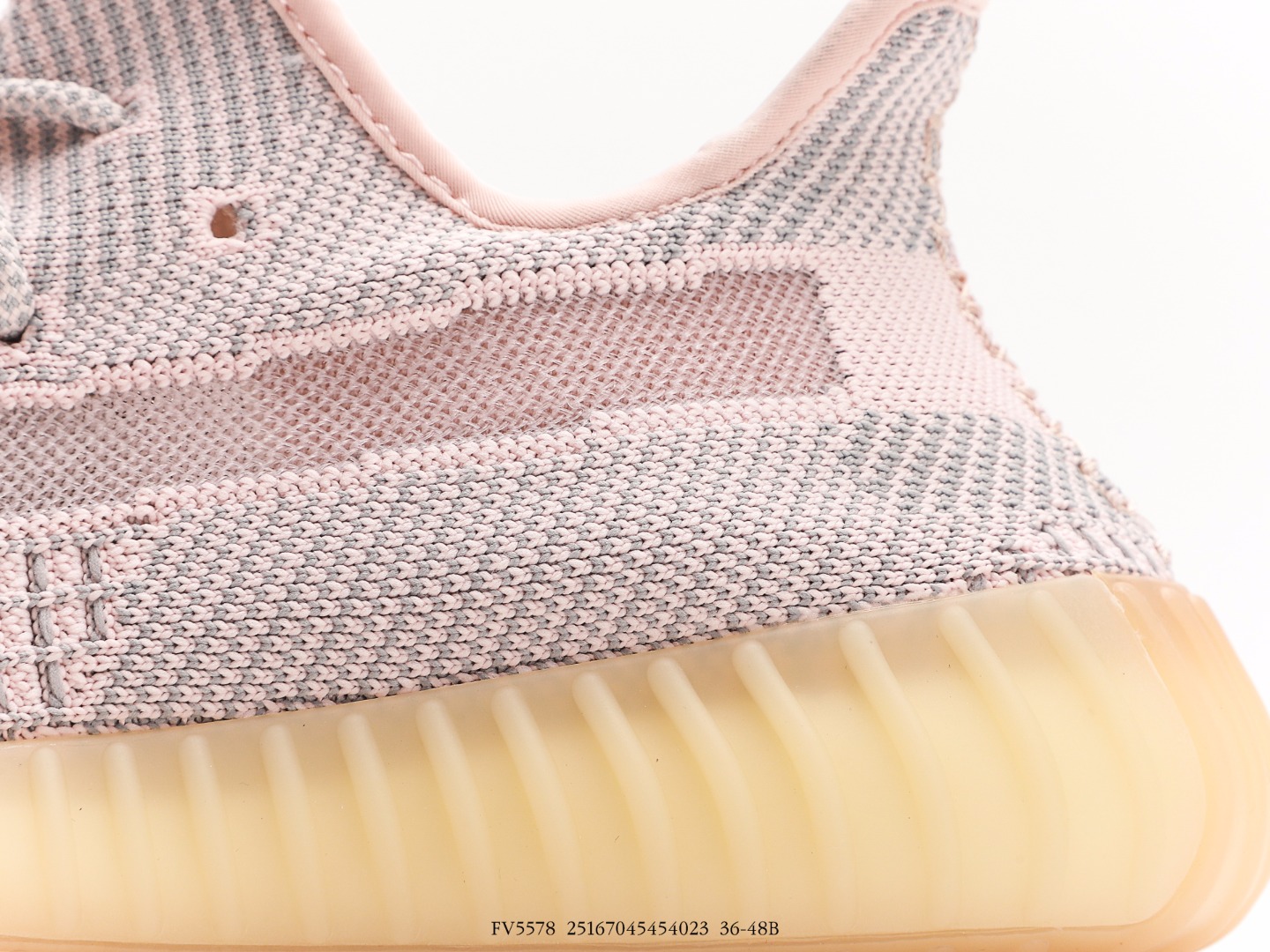 Adidas Yeezy Boost 350 V2 Synth Sneakers Pink Grey