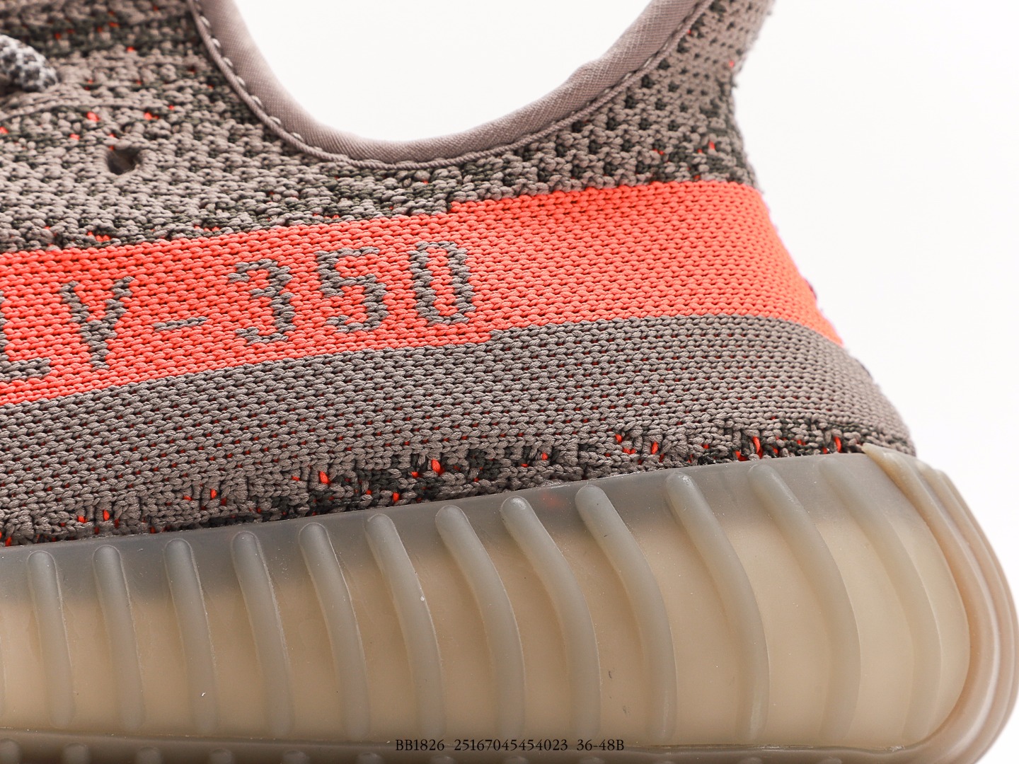 Adidas Yeezy Boost 350 V2 Beluga Gray/Orange Sneakers