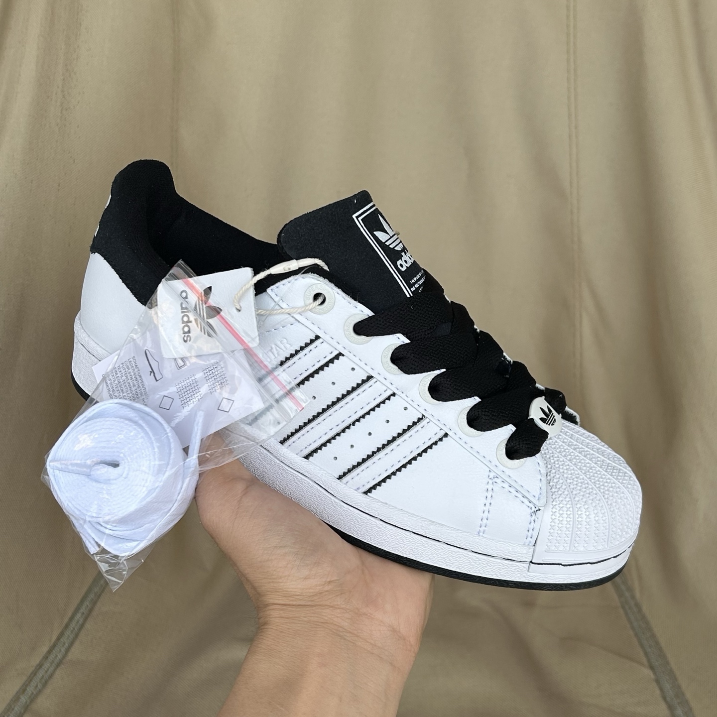 Adidas Originals Superstar Leather Sneakers White/Black