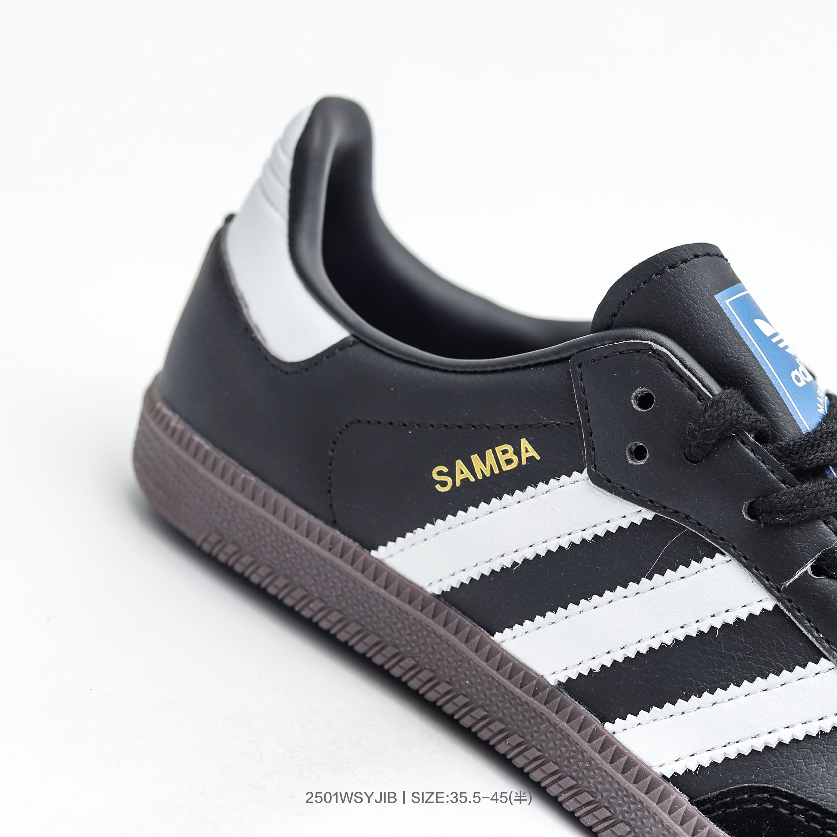 Adidas Originals Samba Vegan OG Sneakers Black/White