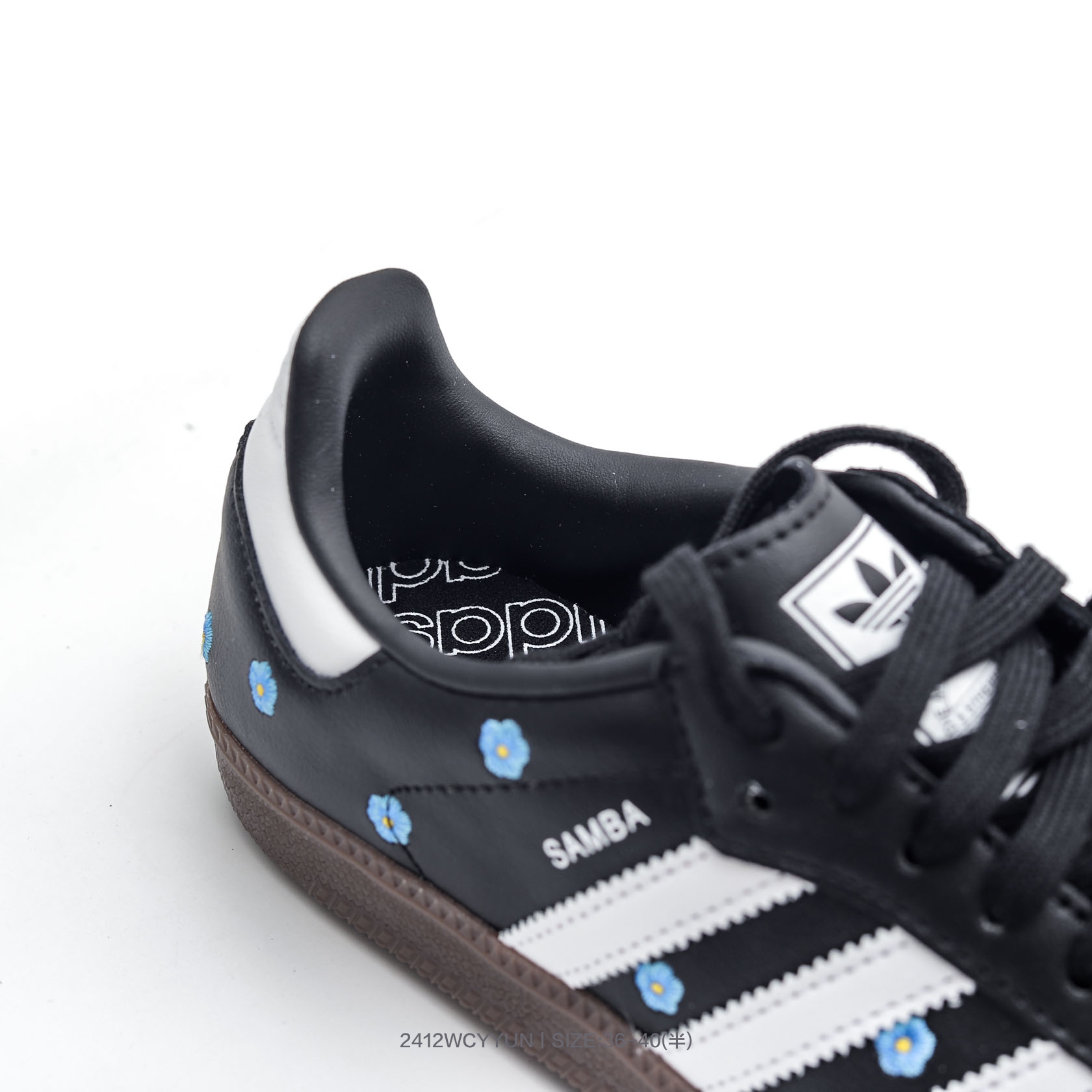 Adidas Originals Samba OG Floral Sneakers Black