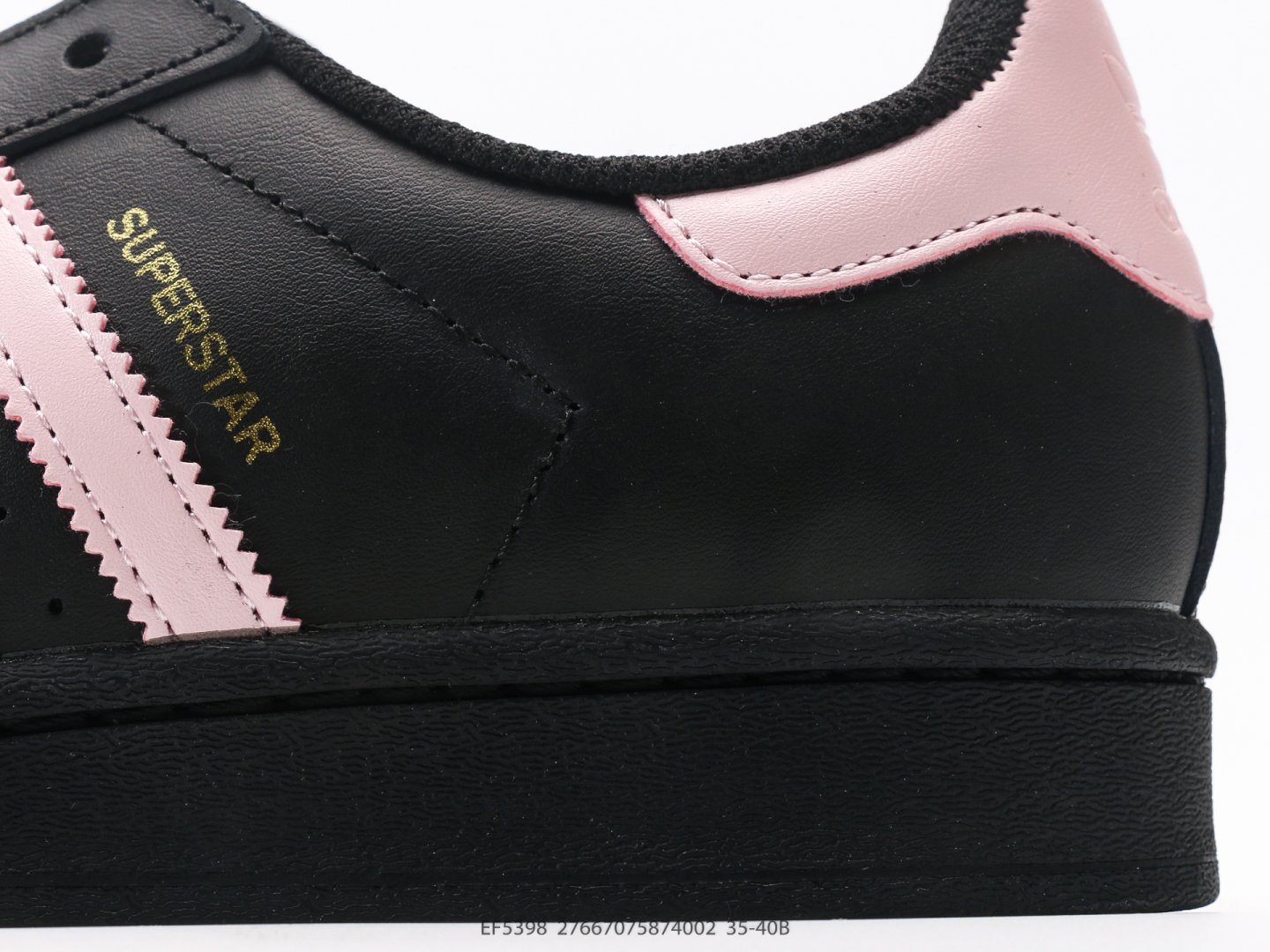 Adidas Originals Superstar XLG Platform Sneakers Black/Pink