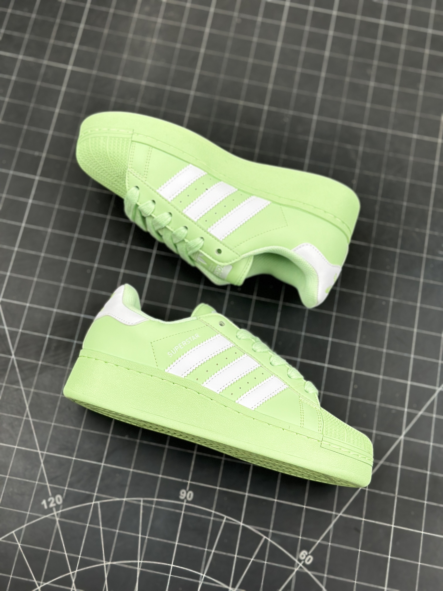 Adidas Originals Superstar XLG Platform Sneakers Green