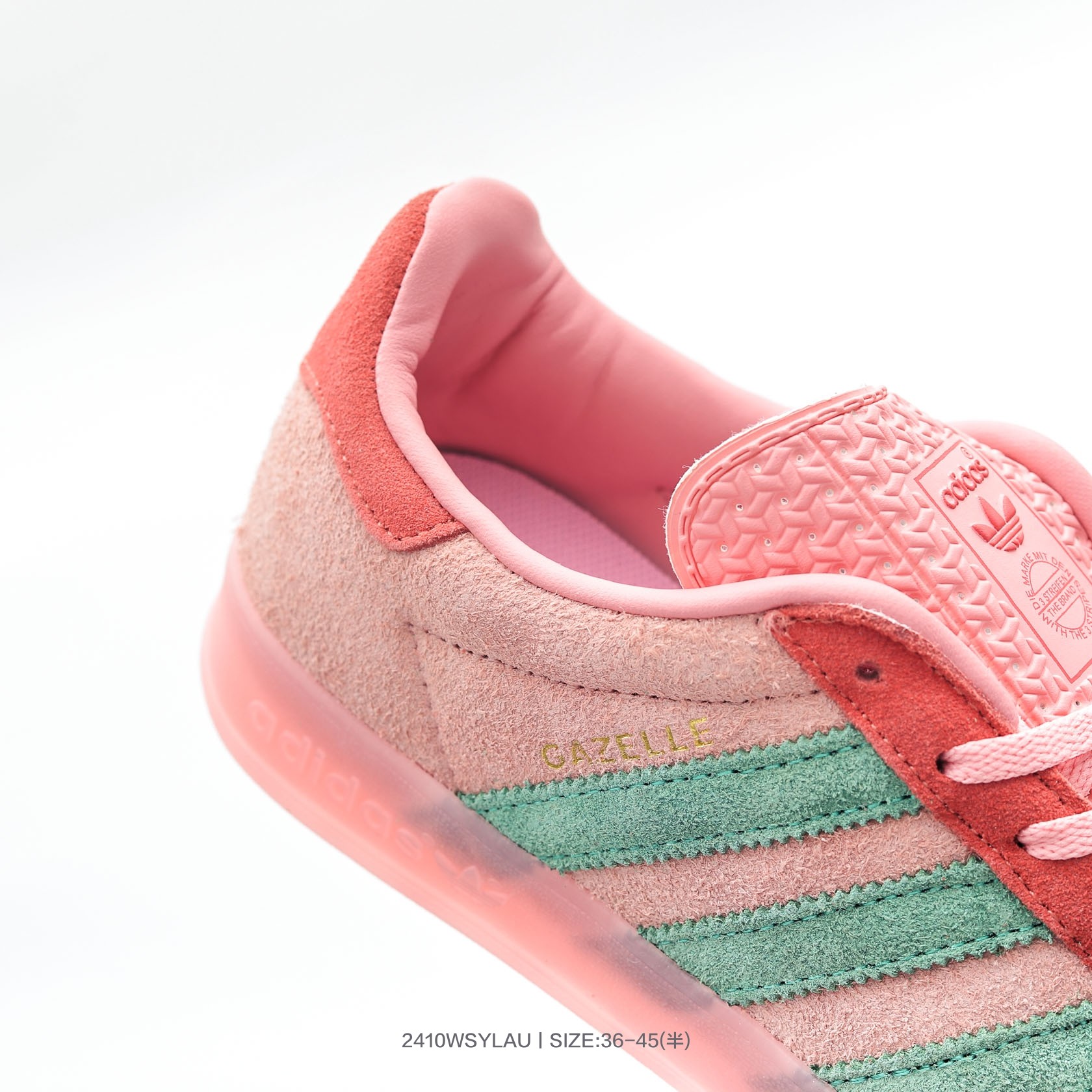 Adidas Gazelle Indoor Trainers Pink/Green