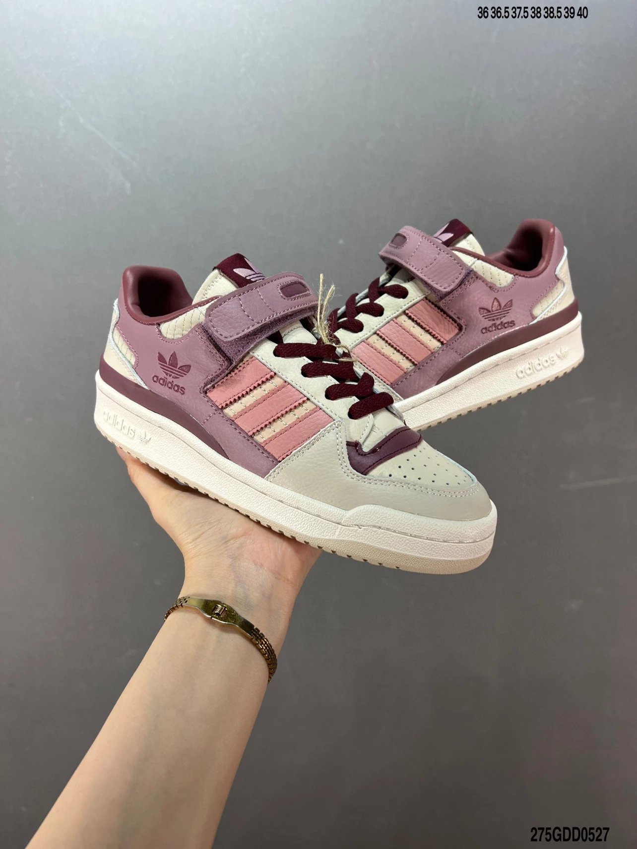Adidas Originals Forum 84 Low Burgundy Pink