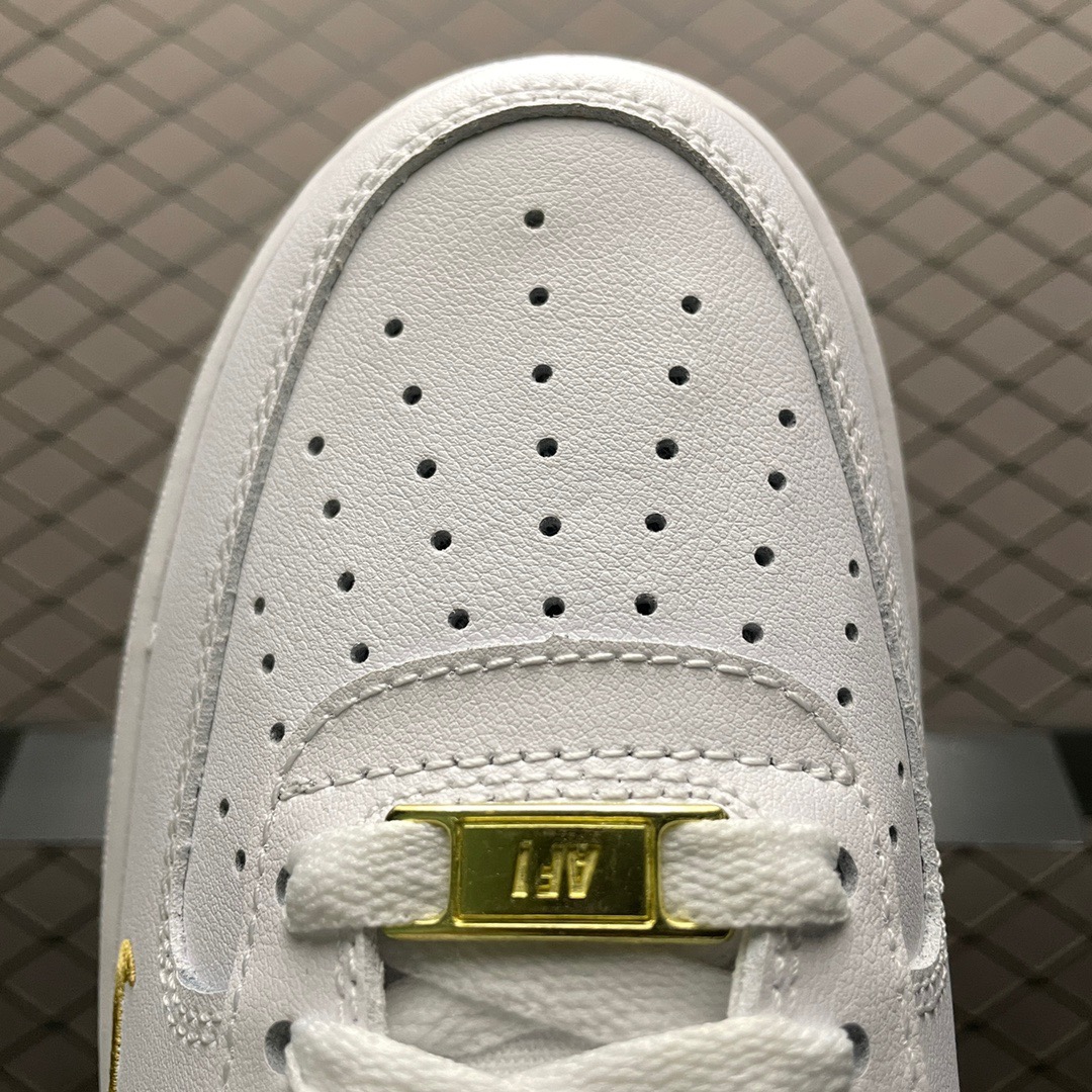 Nike Air Force 1 Low CZ0270-102 White/Black/Gold