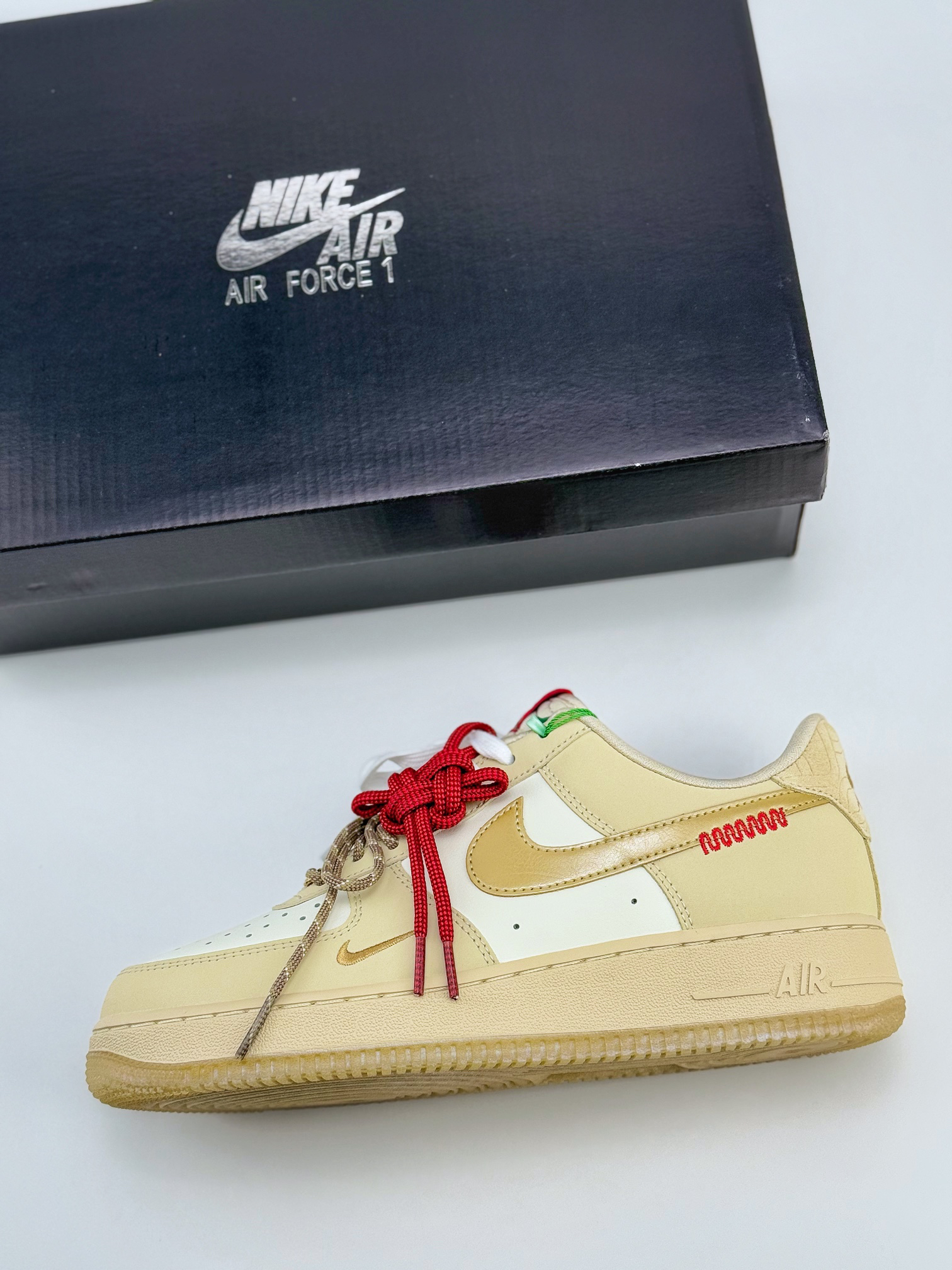 Nike Air Force 1 Low 07 CNY Snake Year Tan