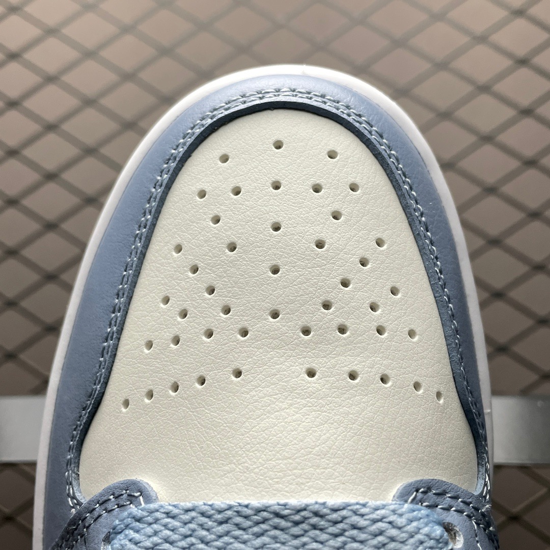 Jordan Air Jordan 1 Mid Basketball Shoes Blue/White