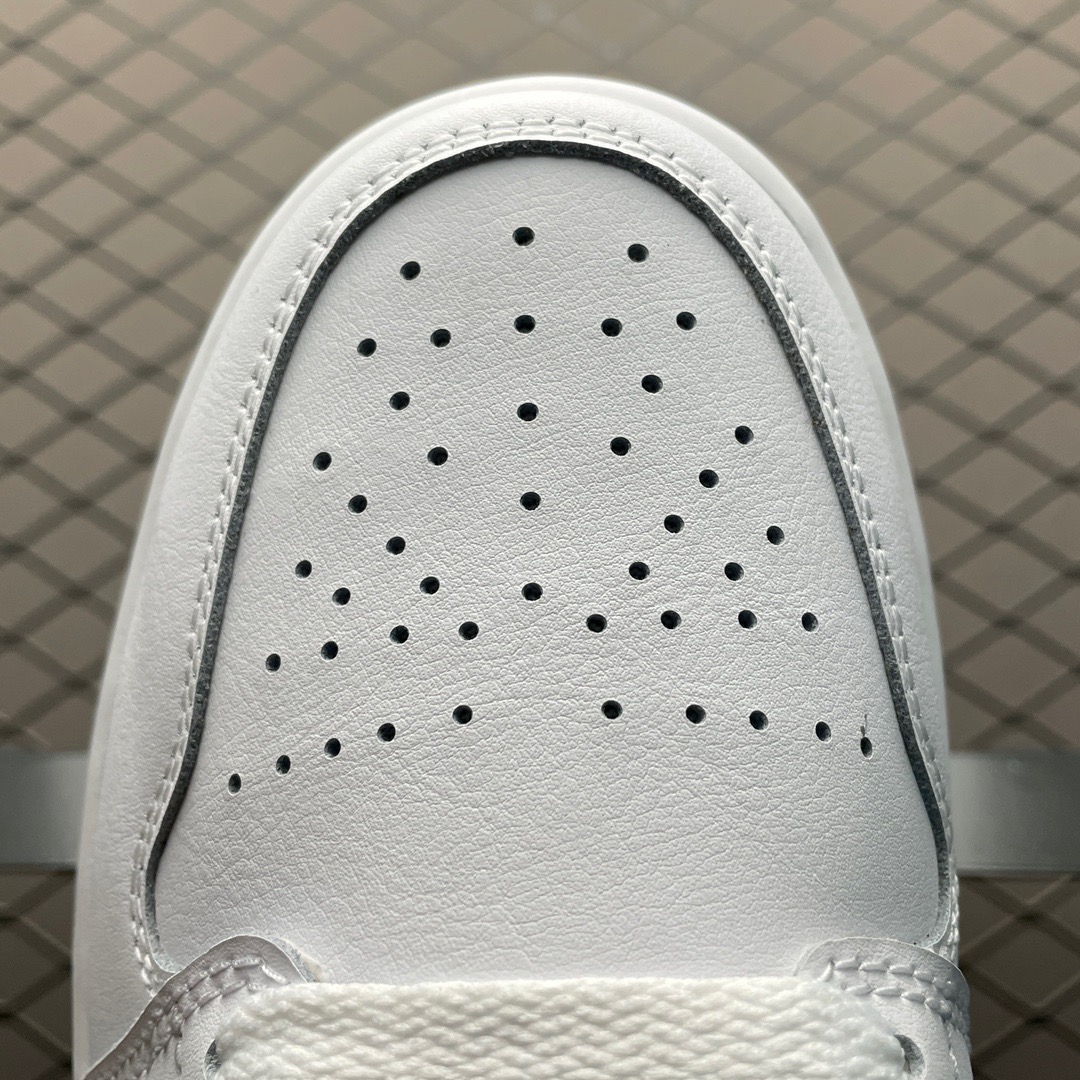 Jordan Air Jordan 1 Mid Leather Sneakers White/Black