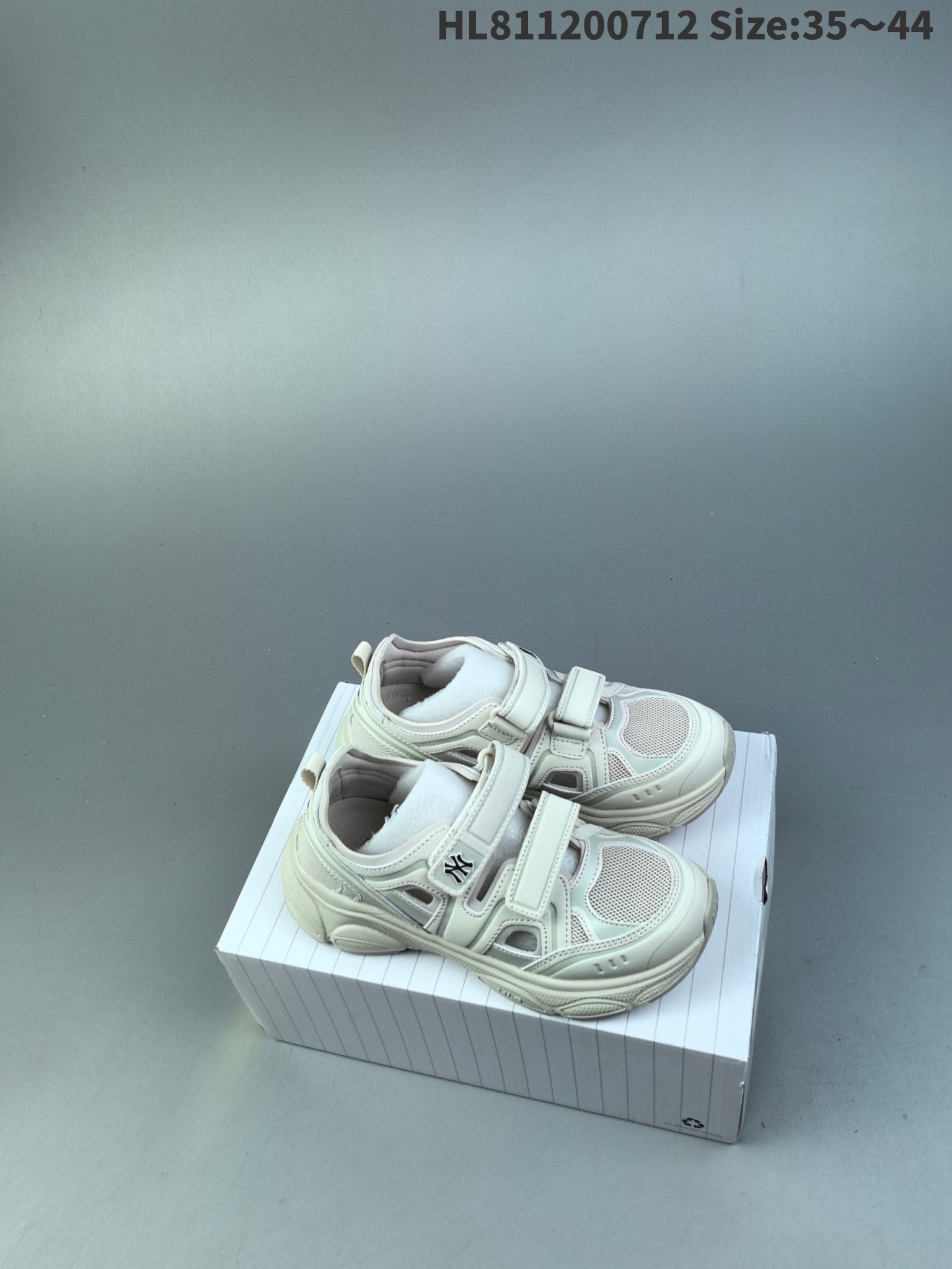 MLB NY Chunky Velcro Low-Top Sneakers Multicolor