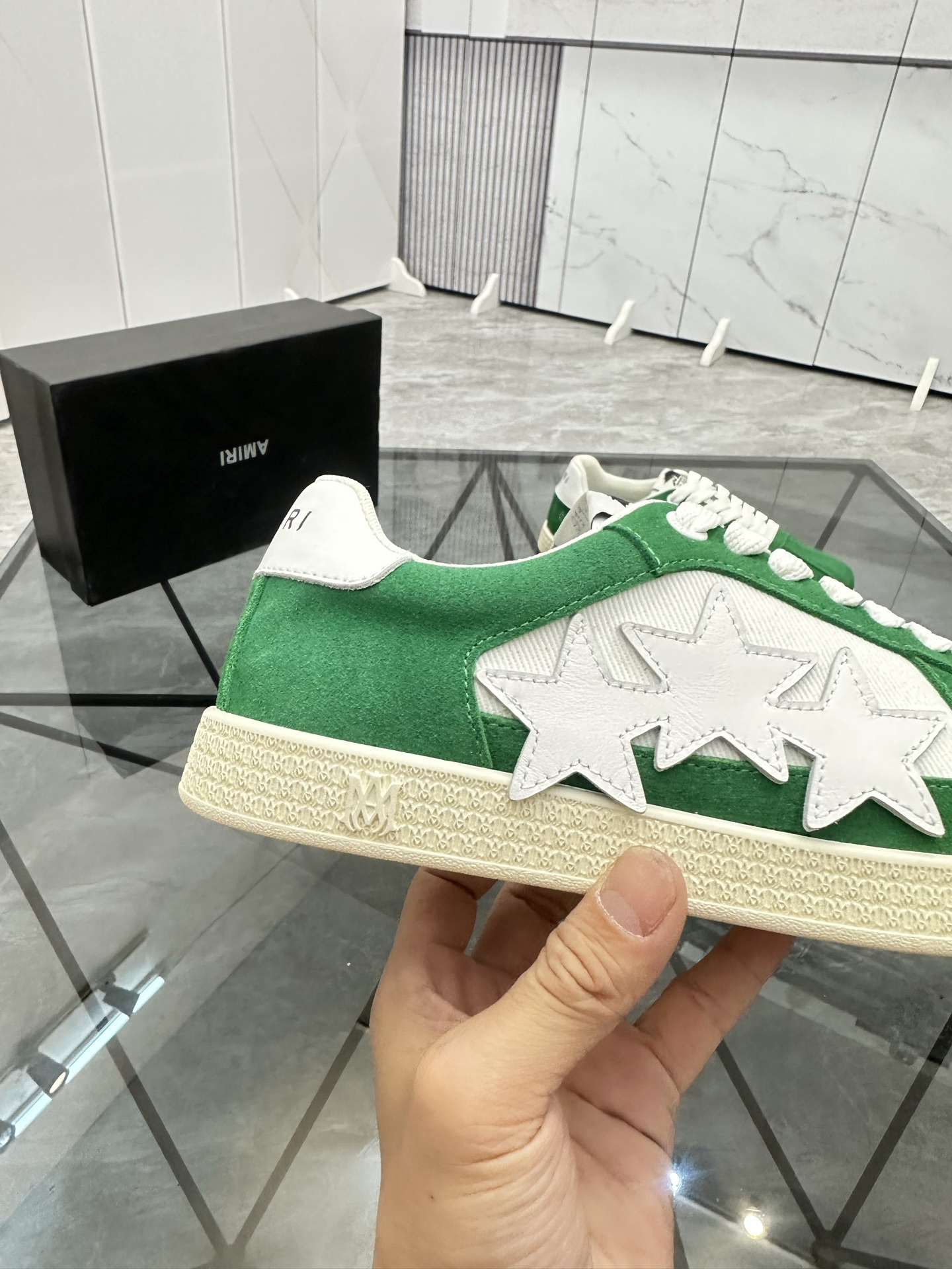 Amiri Star Low Sneakers Green