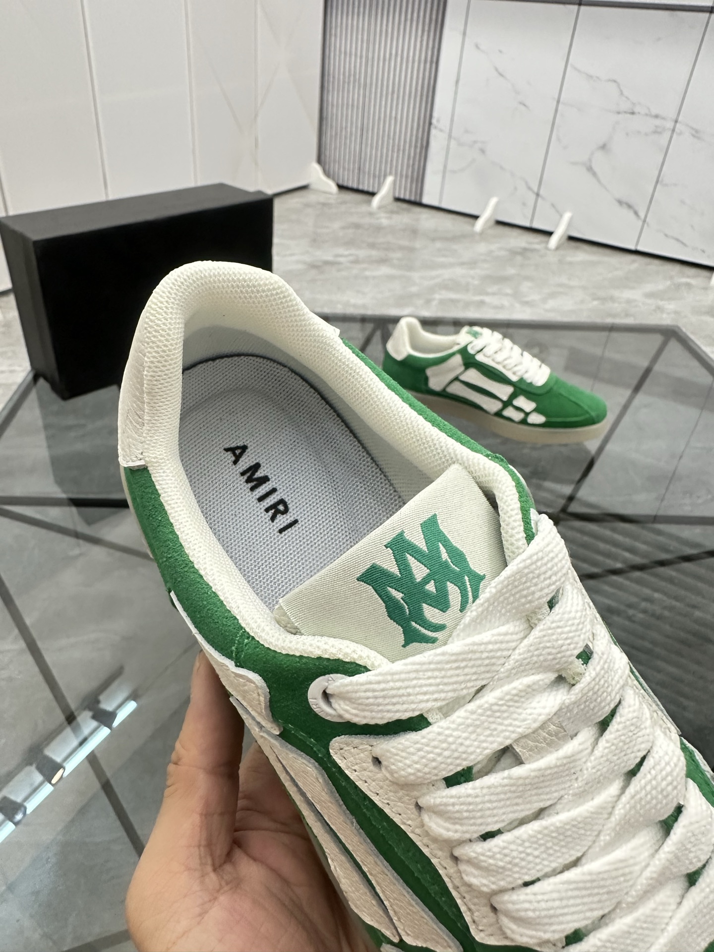 Amiri Low-Top Casual Sneakers Green