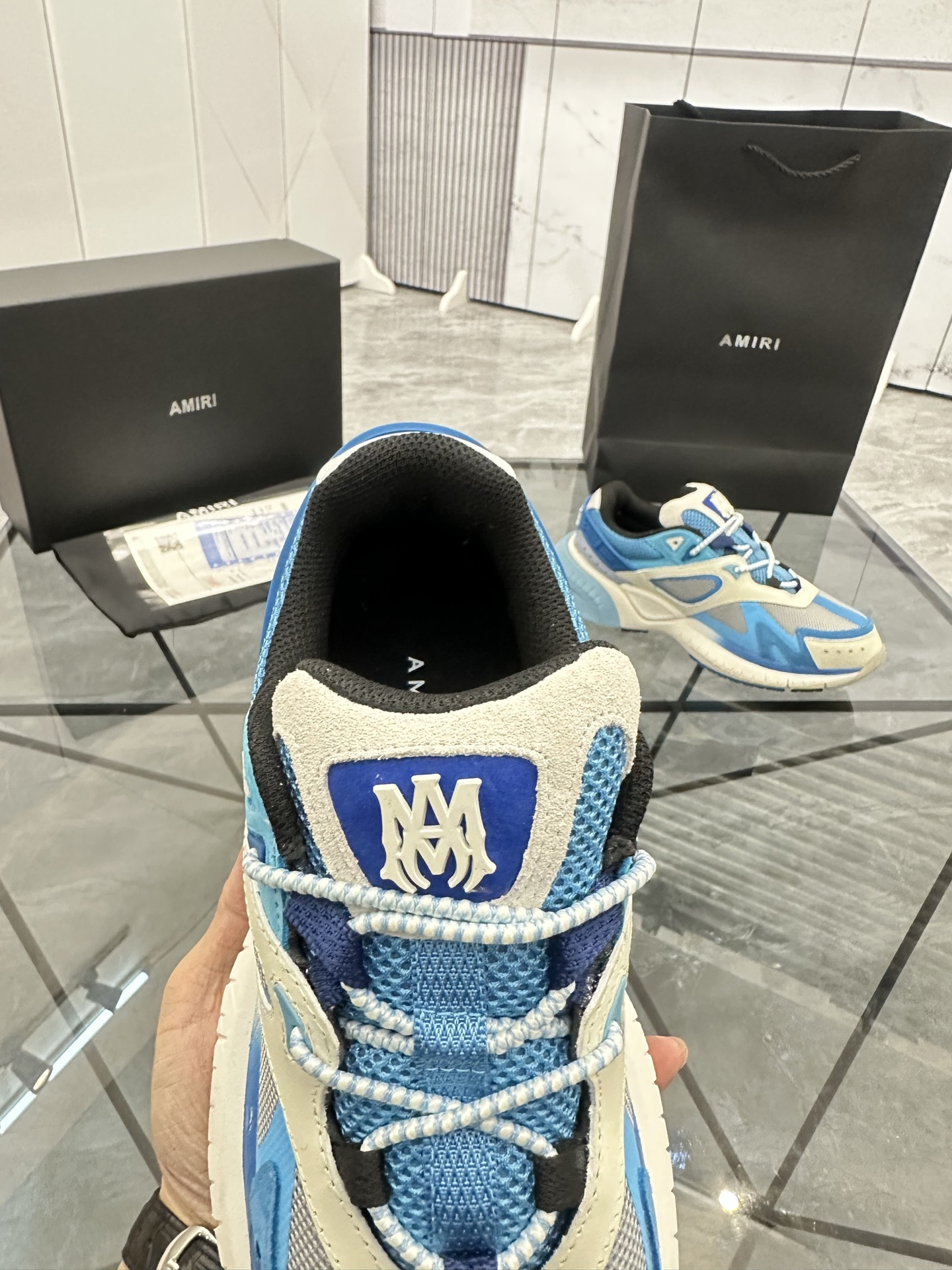 Amiri Low-Top Sneakers Blue