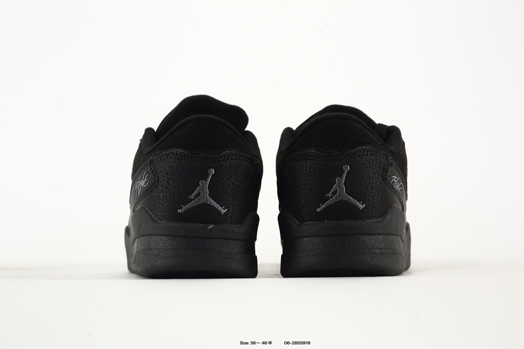 Jordan Flight Court ATE Low Retro Basketball Shoes Black
