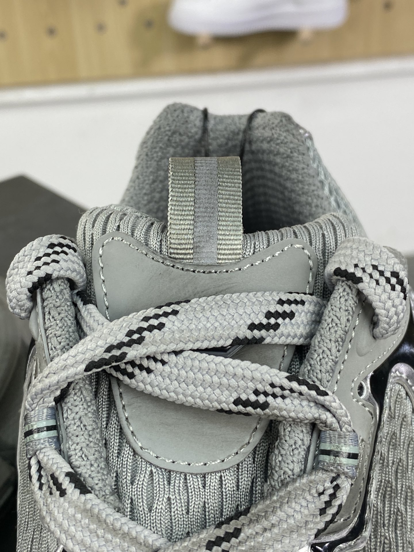 Balenciaga 3XL Chunky Runner Sneakers Silver Grey