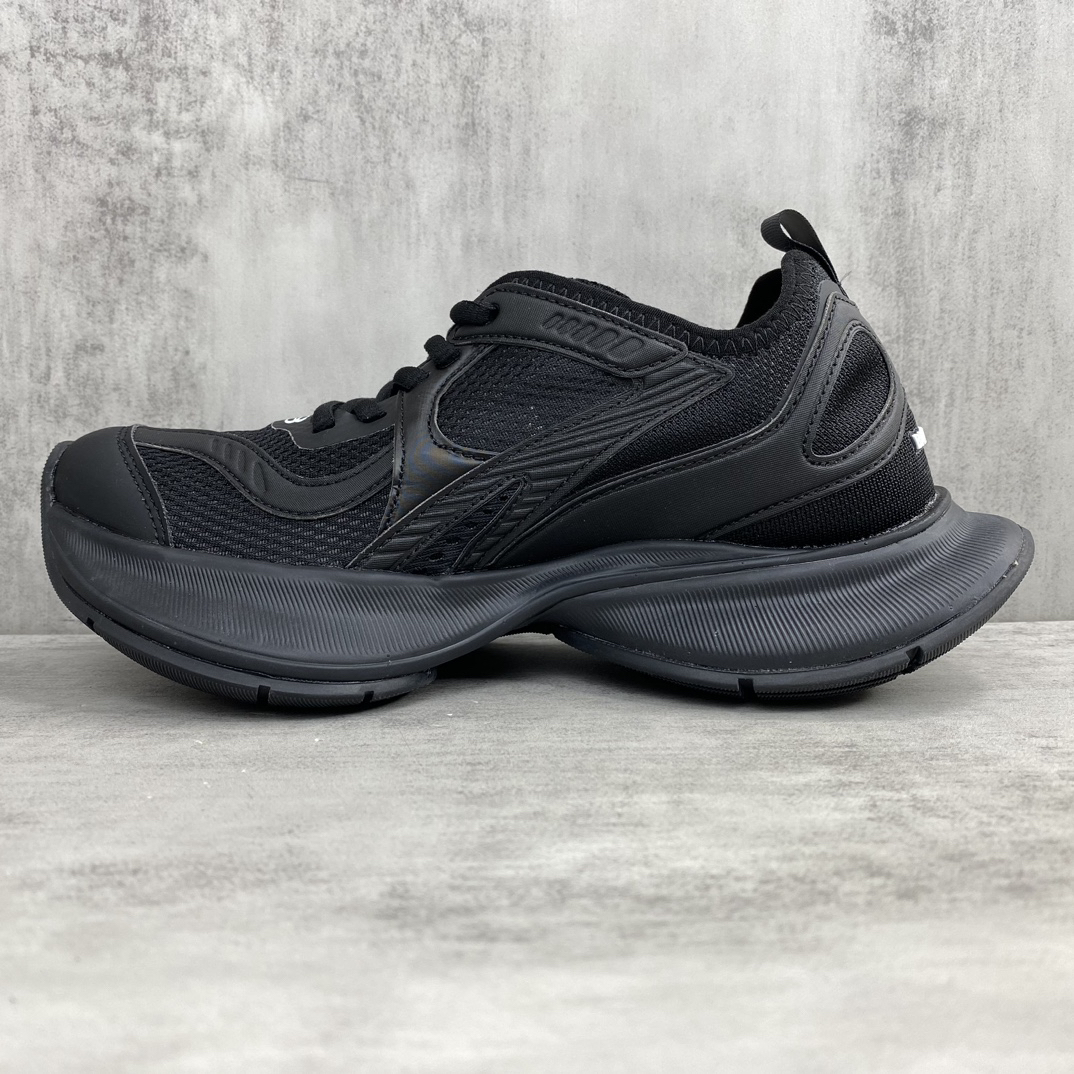 Balenciaga Breathable Running Shoes Black