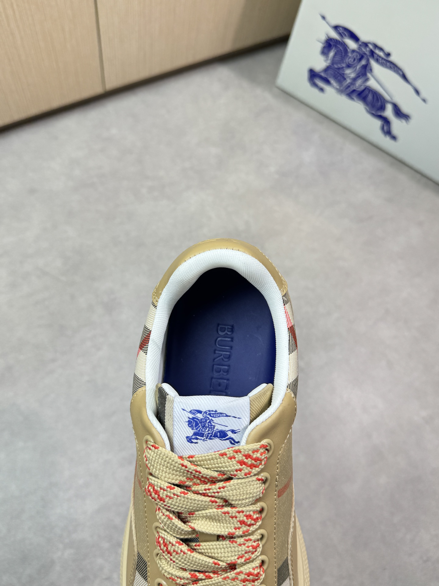 Burberry Vintage Check Sneakers Beige
