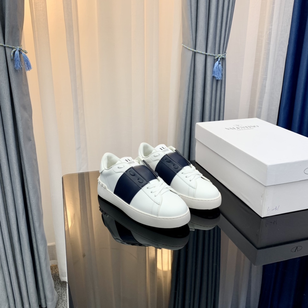 Valentino VLTN Strap Sneakers White/Blue