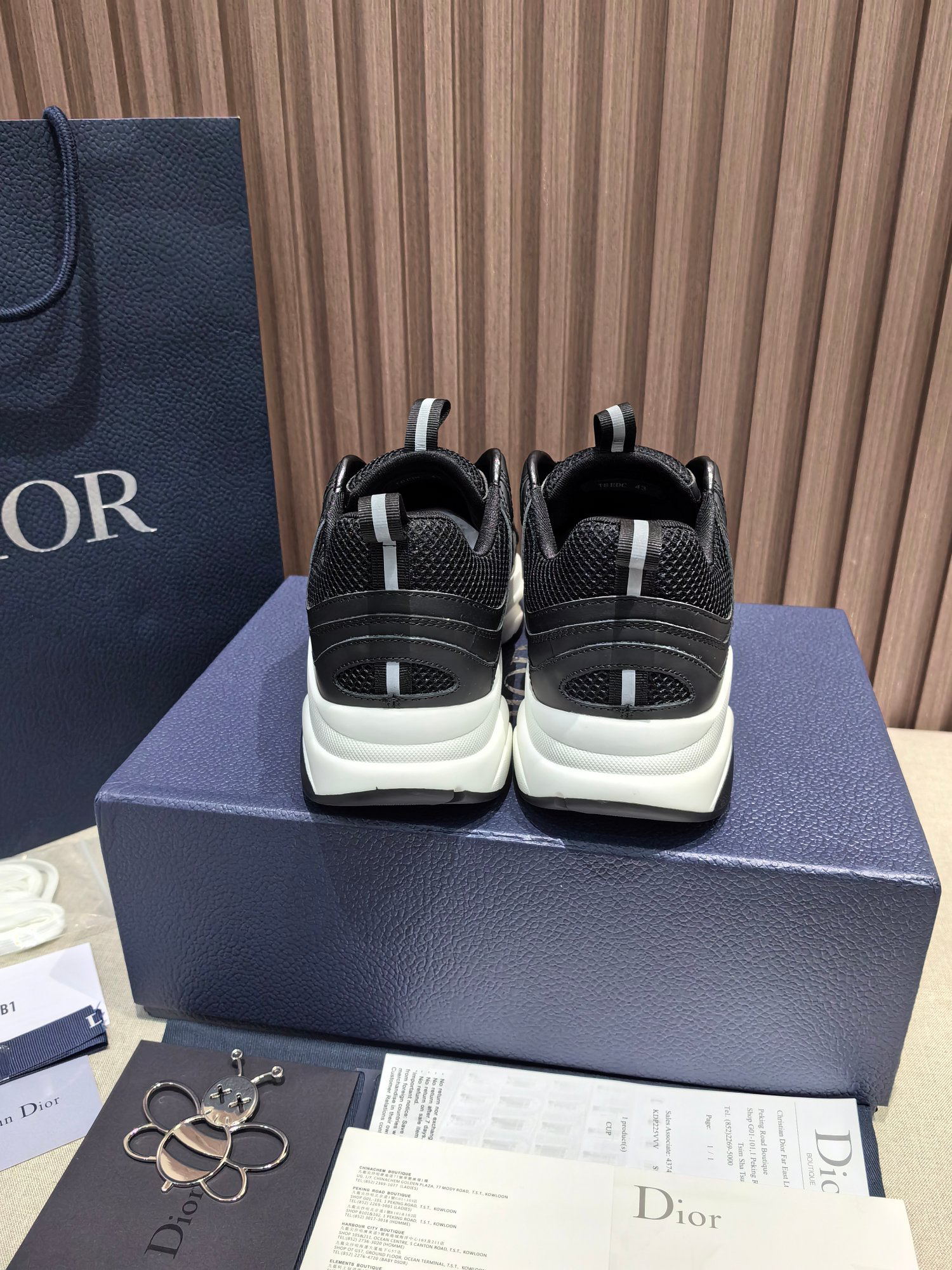 Dior B22 Knit Mesh Sneakers Black