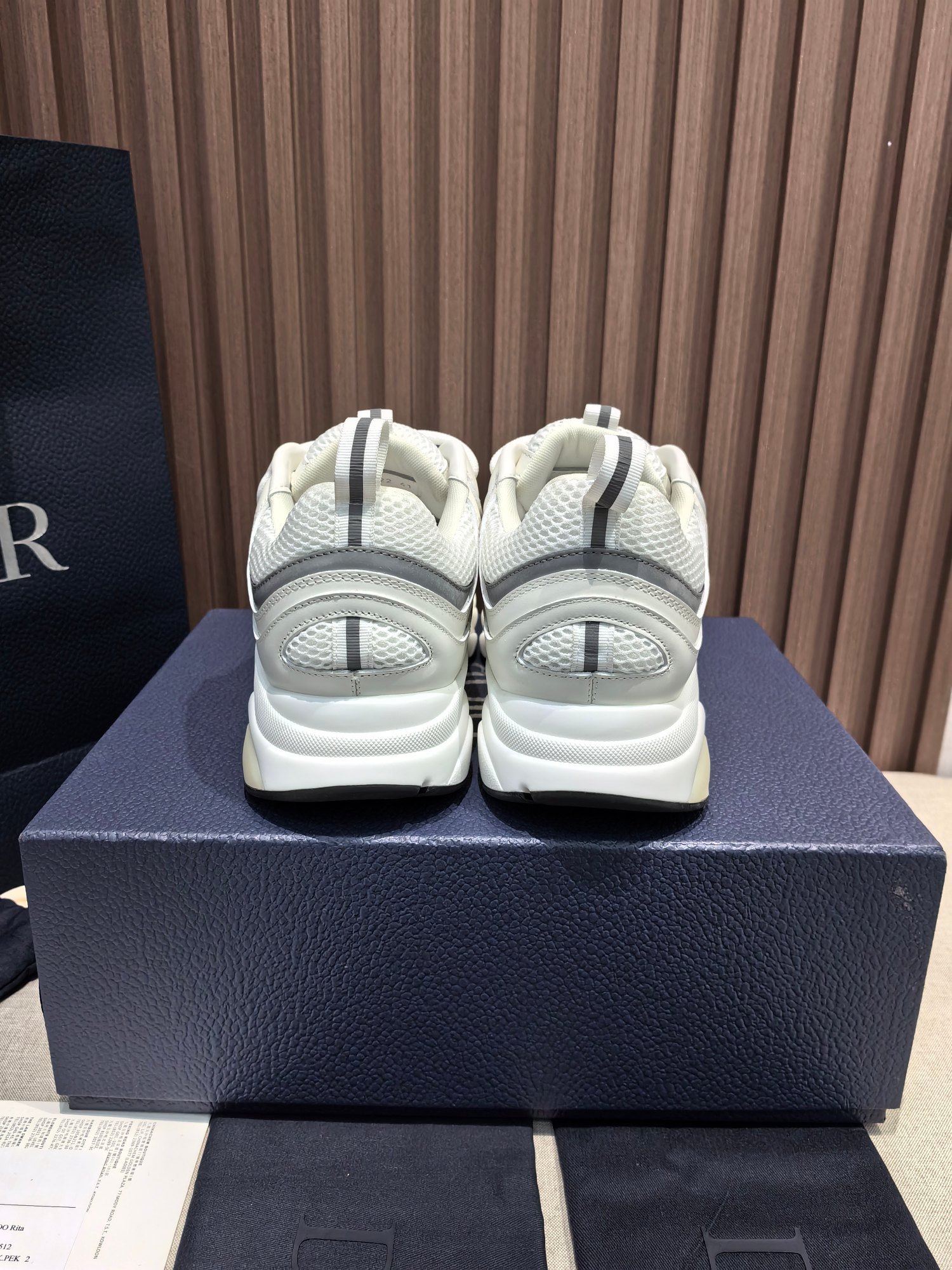 Dior B22 Low-Top Sneakers White/Grey
