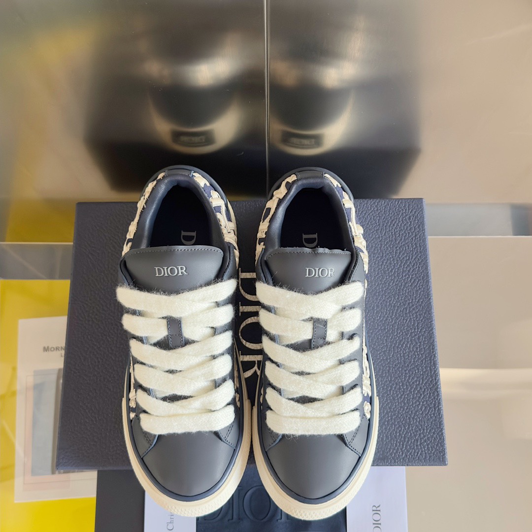 Dior B33 Oblique Sneakers Navy
