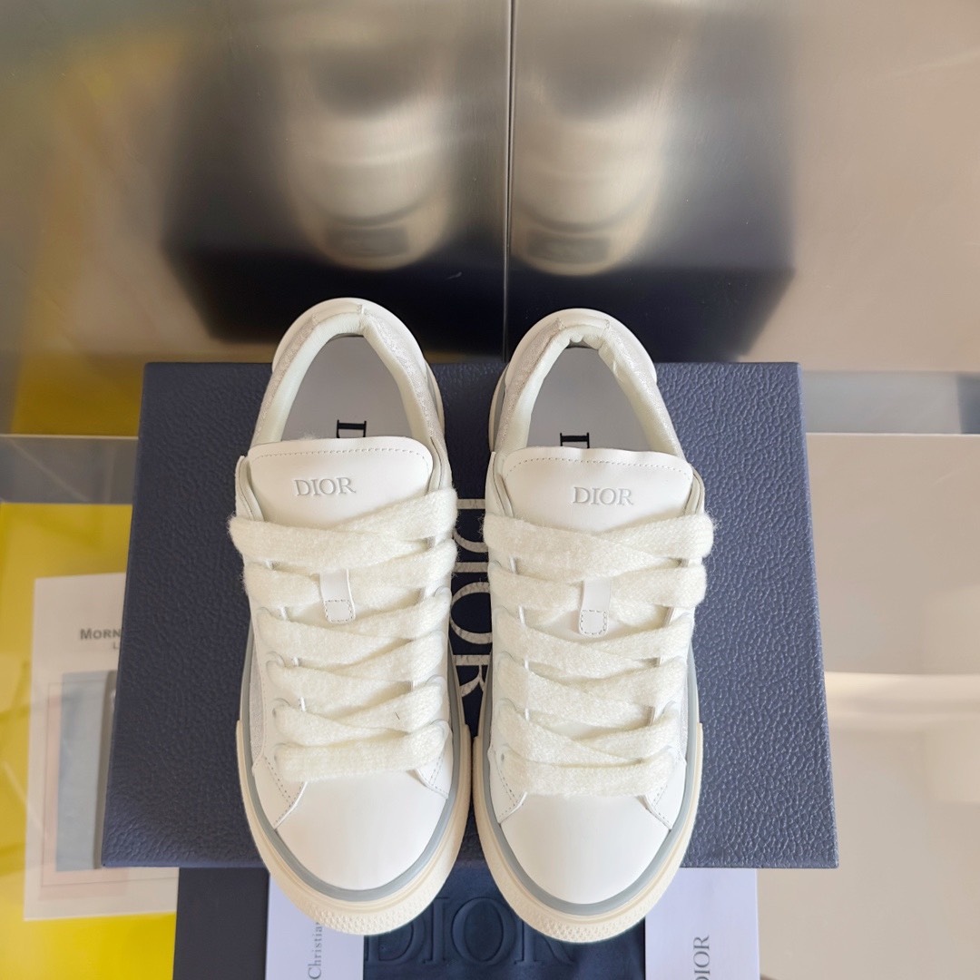Dior B33 Oblique Jacquard Sneakers White