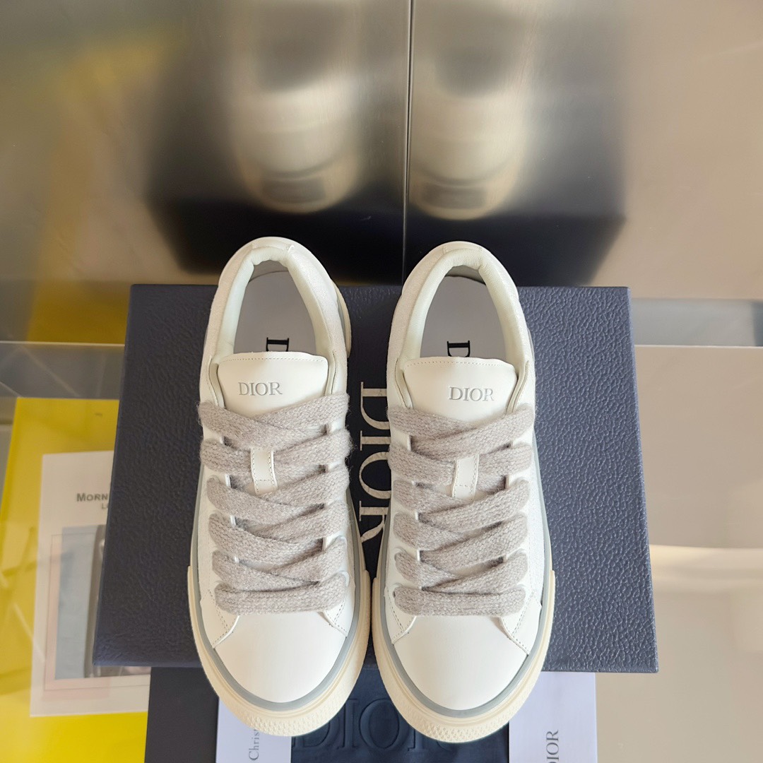 Dior x Denim Tears B33 Low-Top Sneakers White/Grey