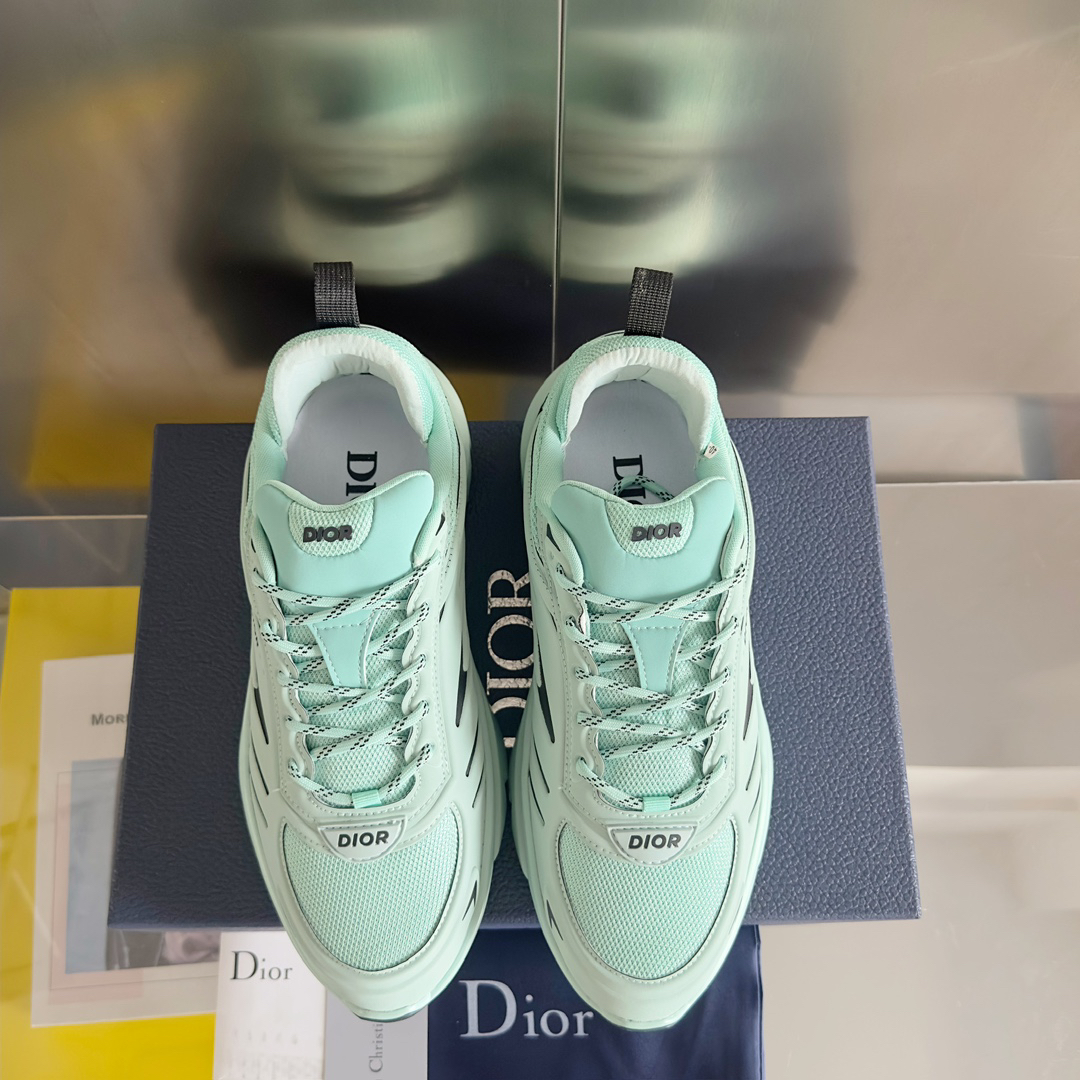 Dior B44 Blade Chunky Sneakers Mint