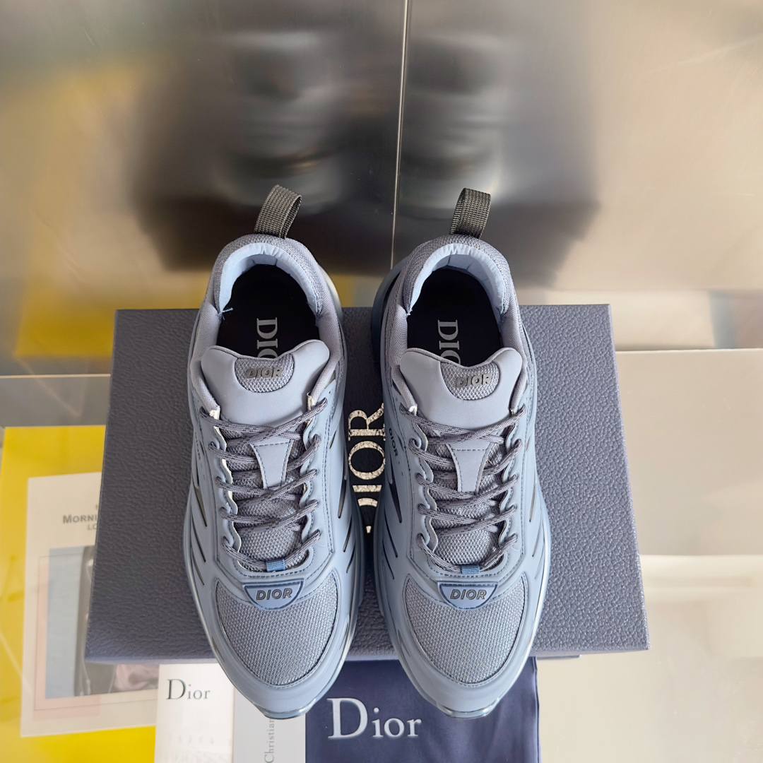Dior B44 Blade Chunky Running Sneakers Blue